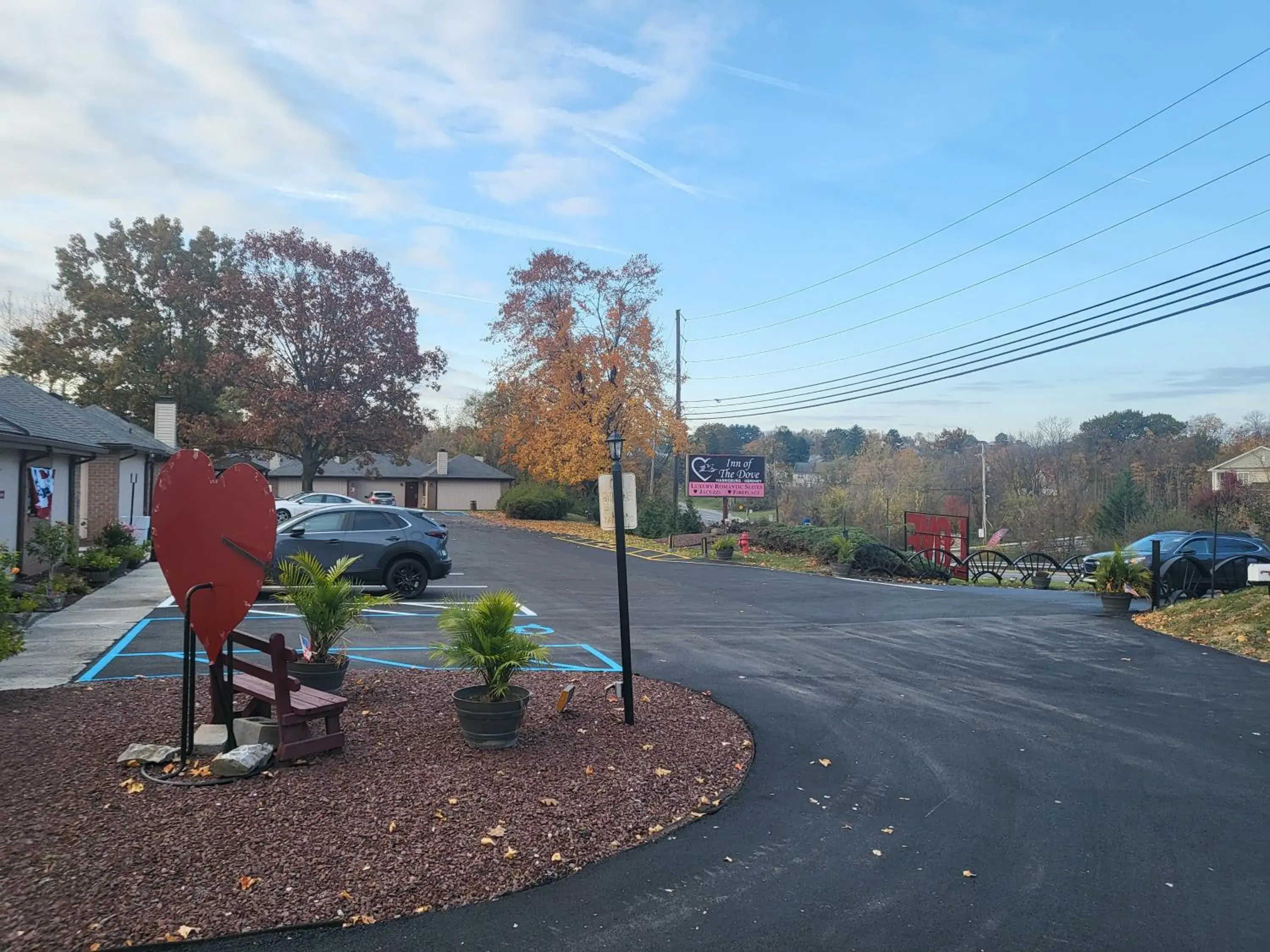 Property building in Inn of the Dove - Romantic Luxury Suites with Jacuzzi & Seasonal Fireplace at Harrisburg-Hershey-Philadelphia, PA Property building in Inn of the Dove - Romantic Luxury Suites with Jacuzzi & Seasonal Fireplace at Harrisburg-Hershey-Philadelphia, PA