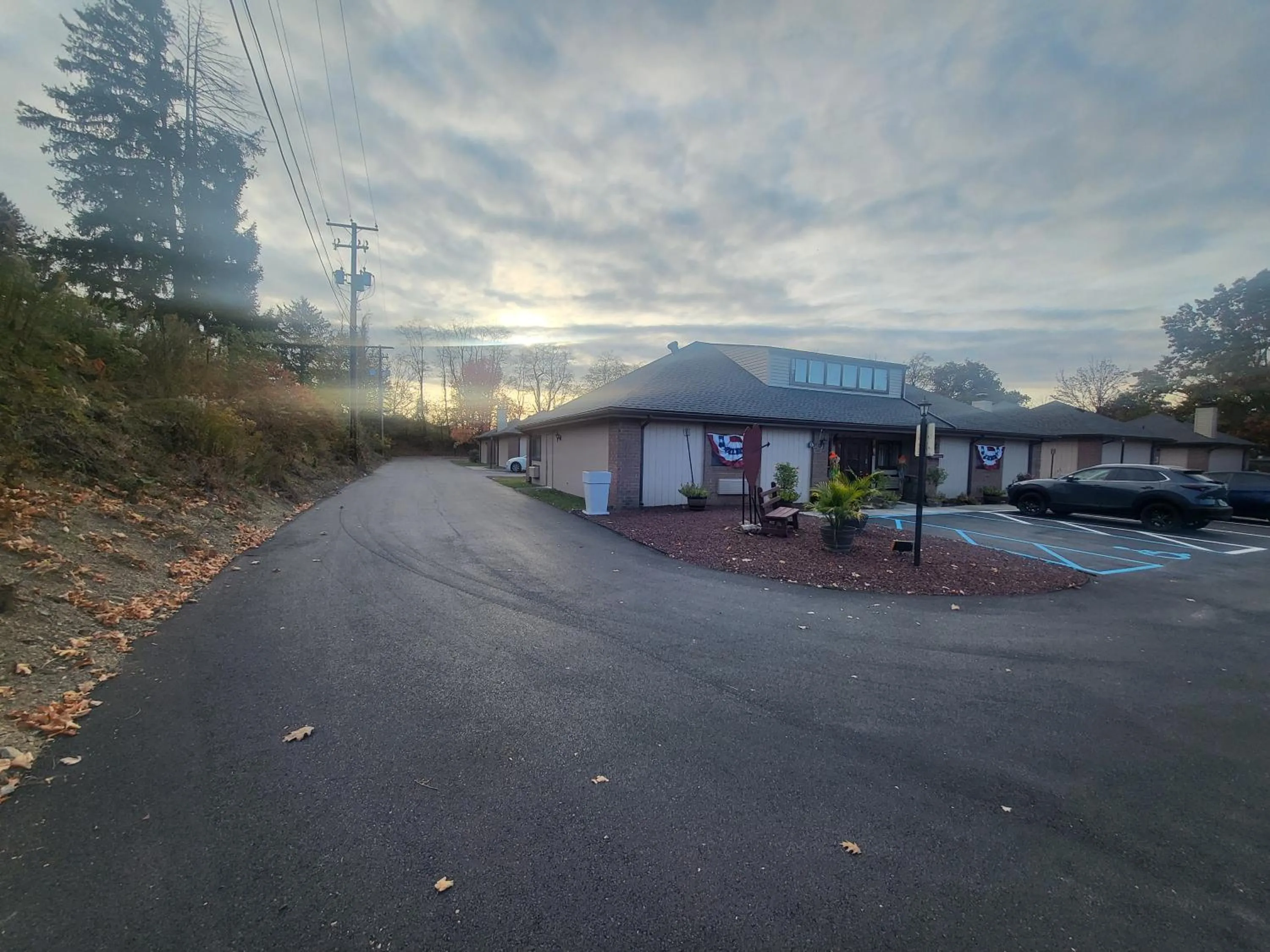 Sunrise in Inn of the Dove - Romantic Luxury Suites with Jacuzzi & Seasonal Fireplace at Harrisburg-Hershey-Philadelphia, PA