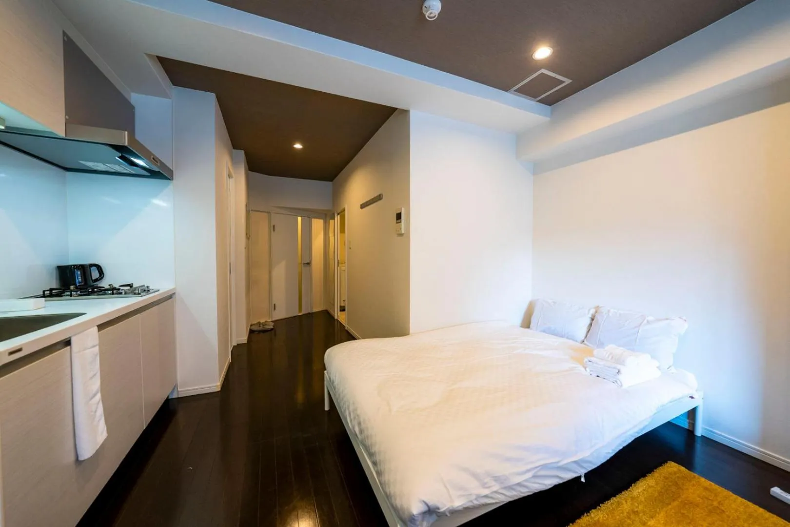 Bed in Sakimoto Residence Namba Minami