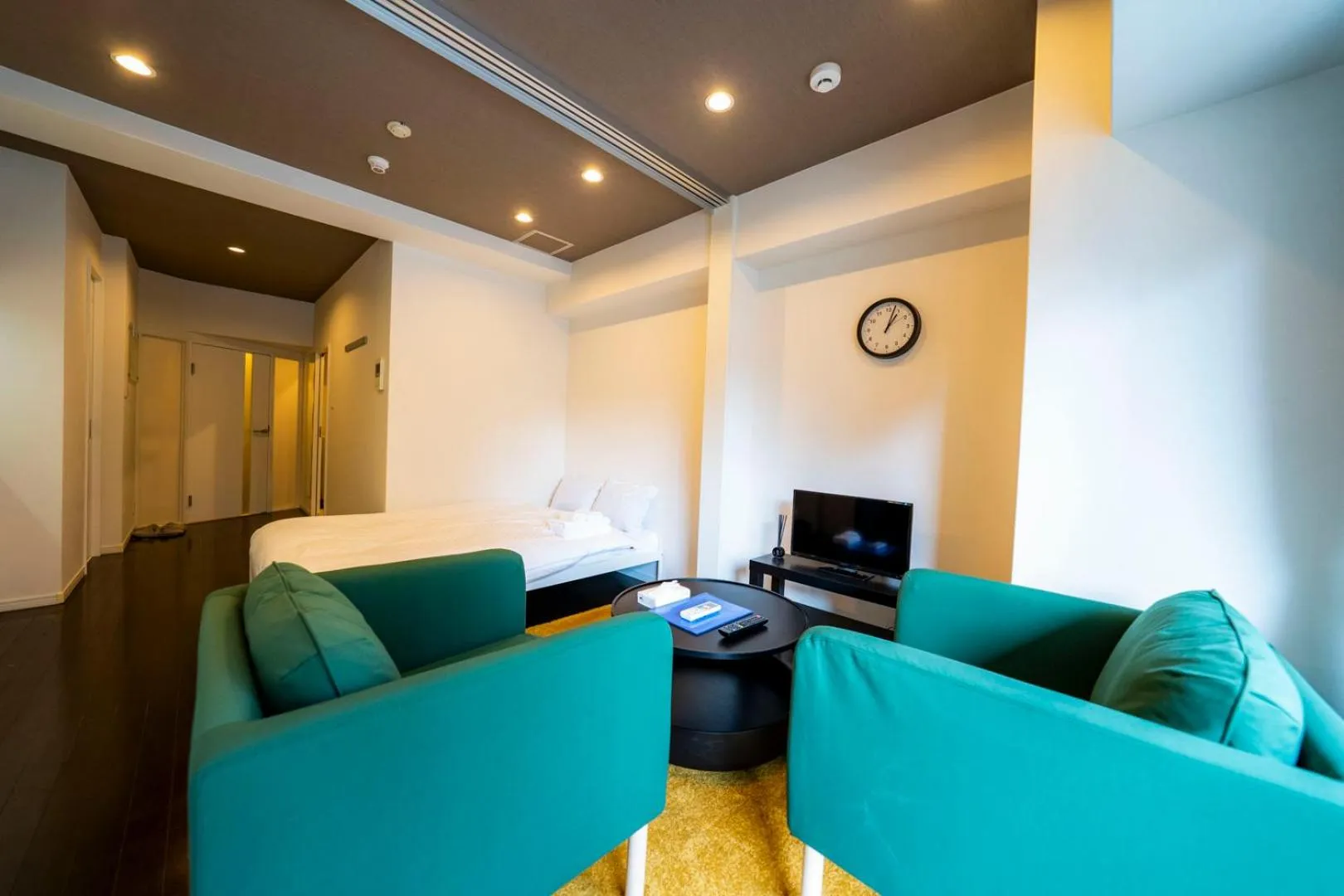 Seating area in Sakimoto Residence Namba Minami