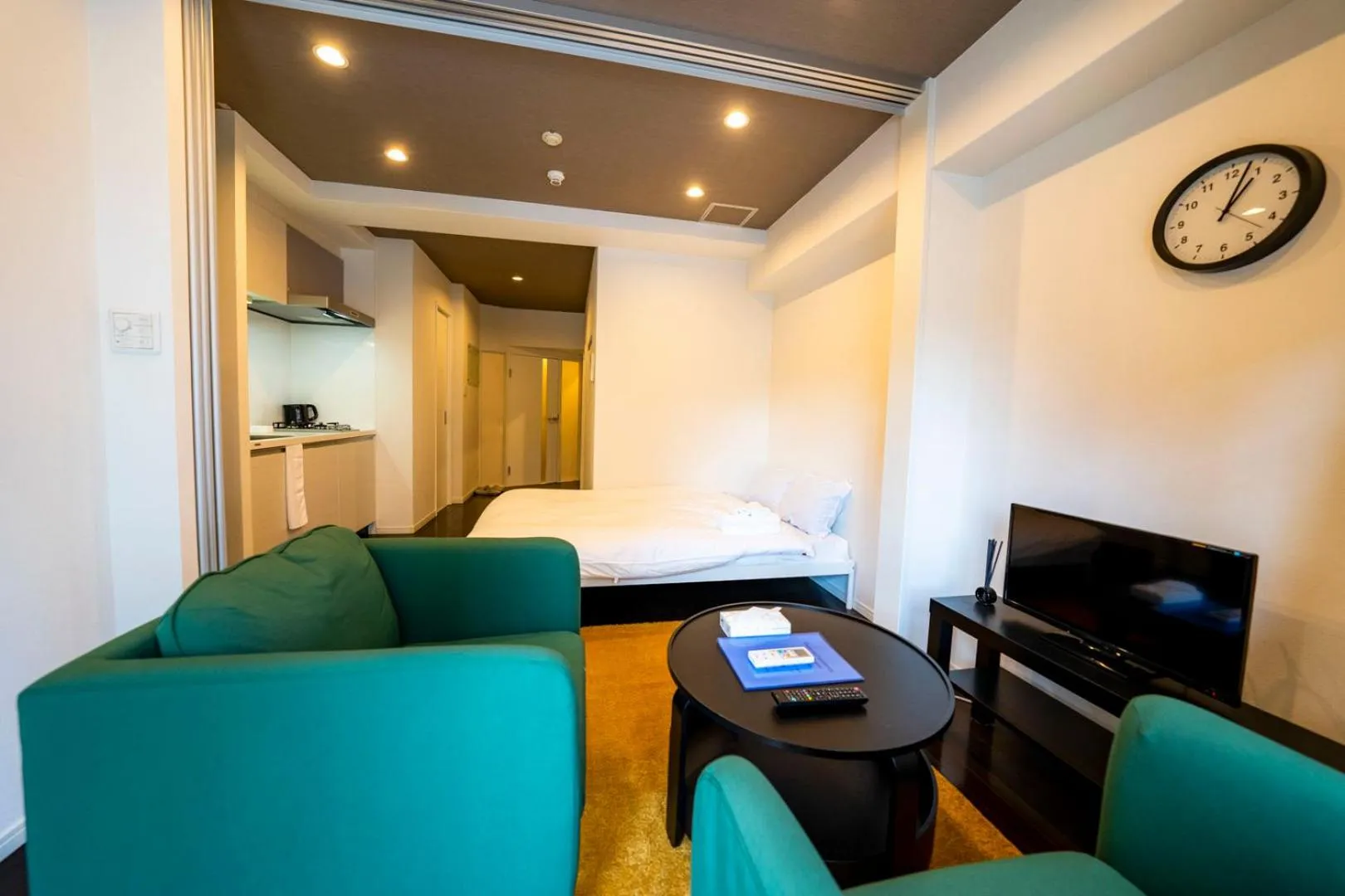 Seating area in Sakimoto Residence Namba Minami