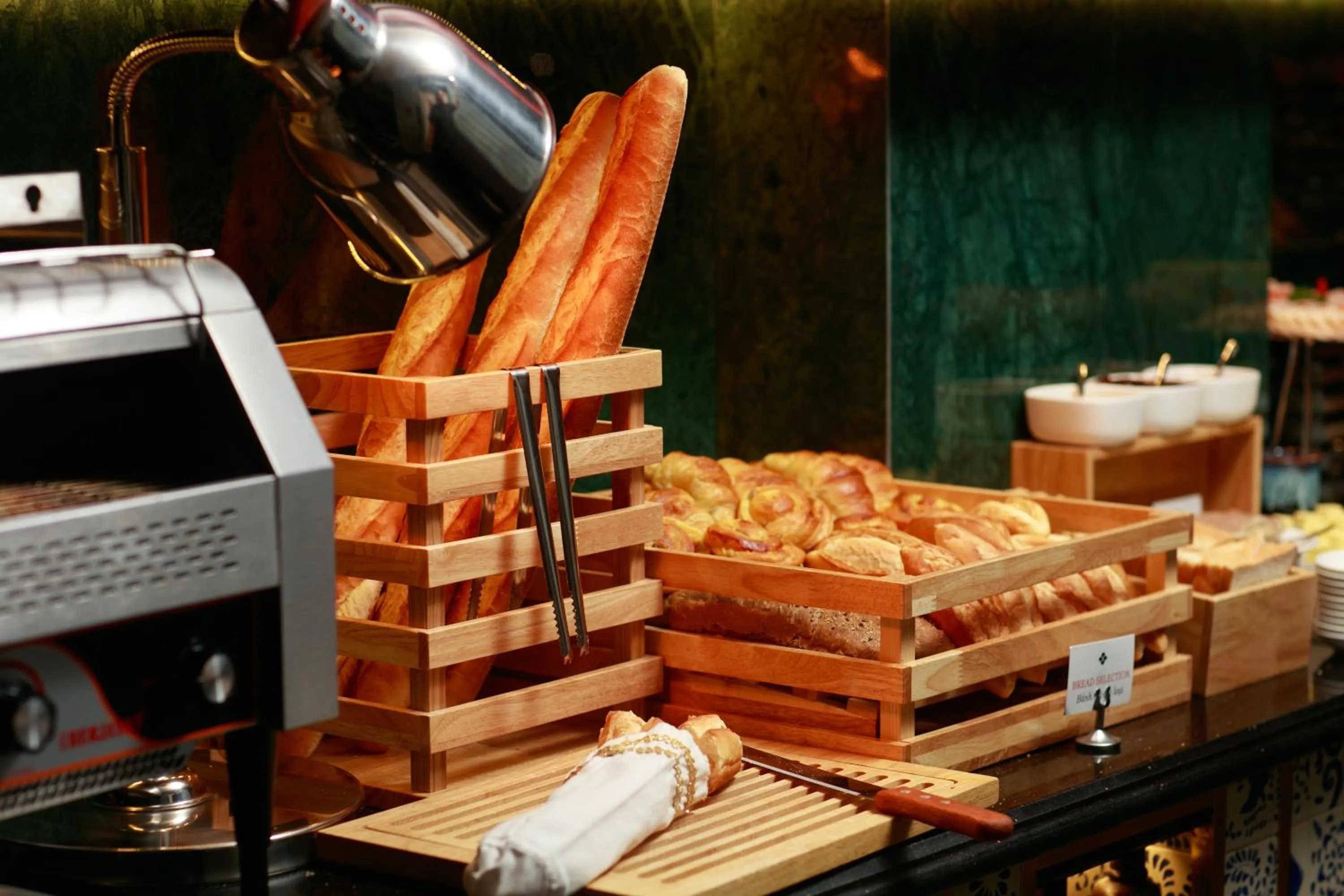 Buffet breakfast in HOTEL du LAC Hanoi