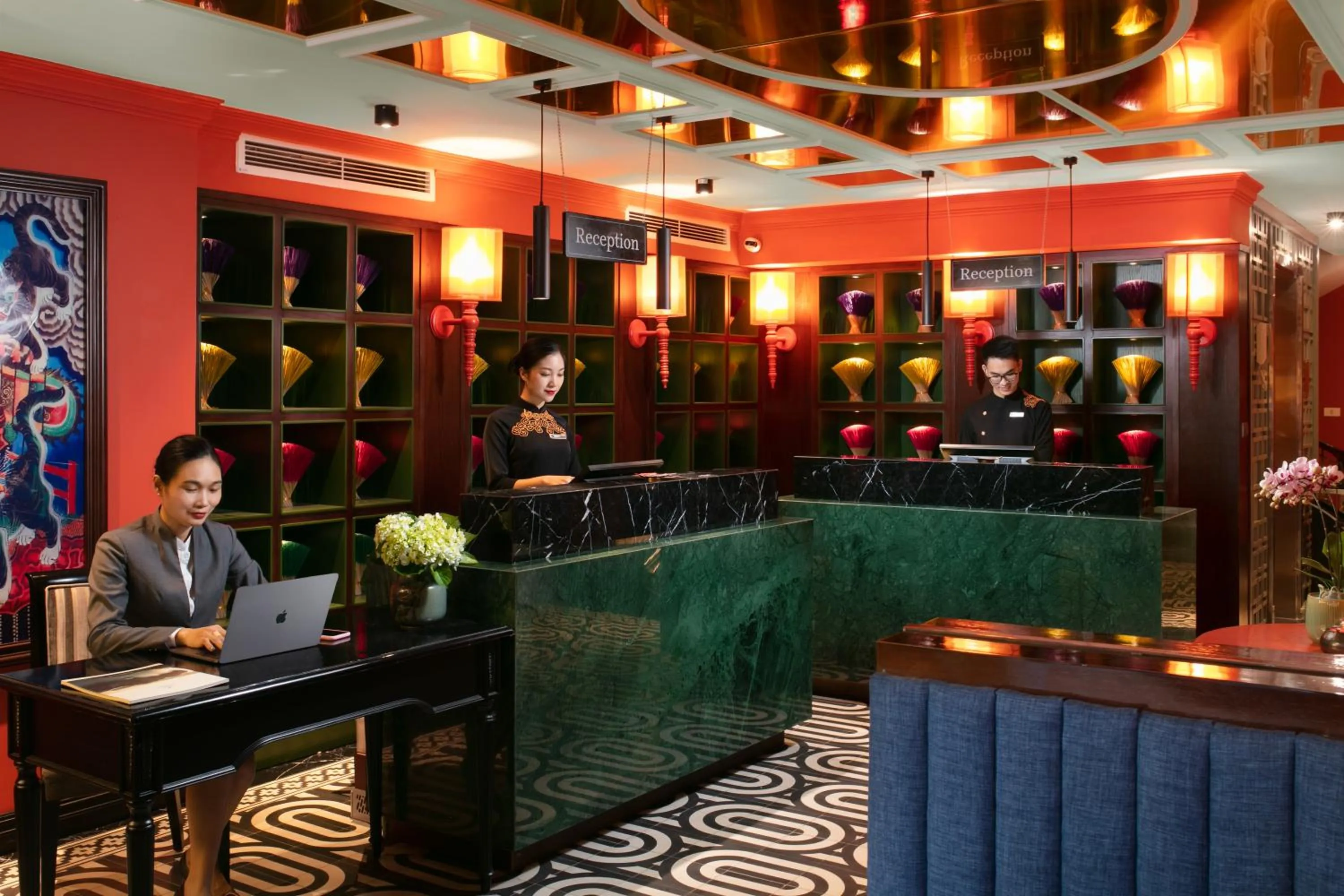 Lobby or reception in HOTEL du LAC Hanoi