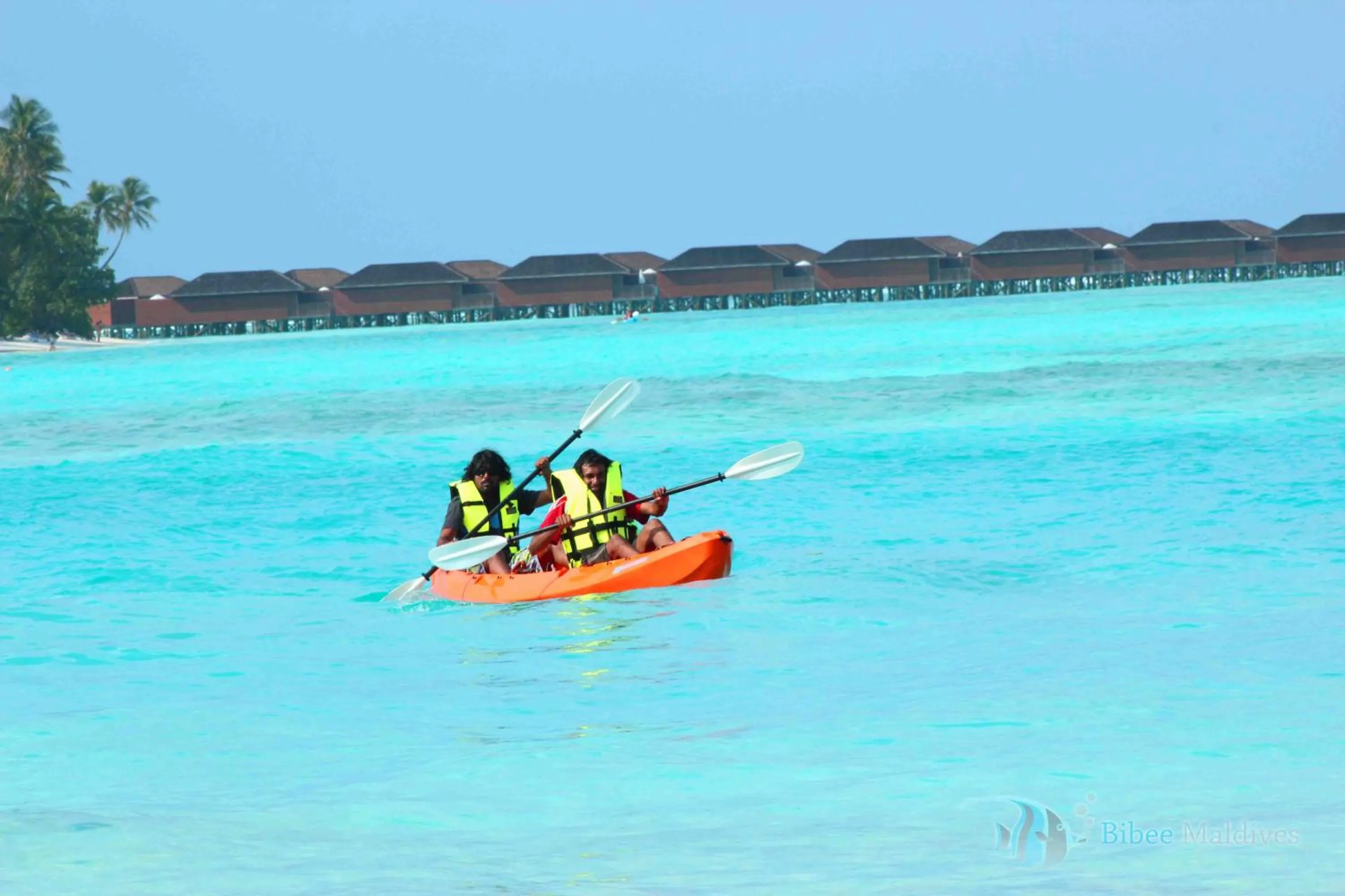 Canoeing in Bibee Maldives