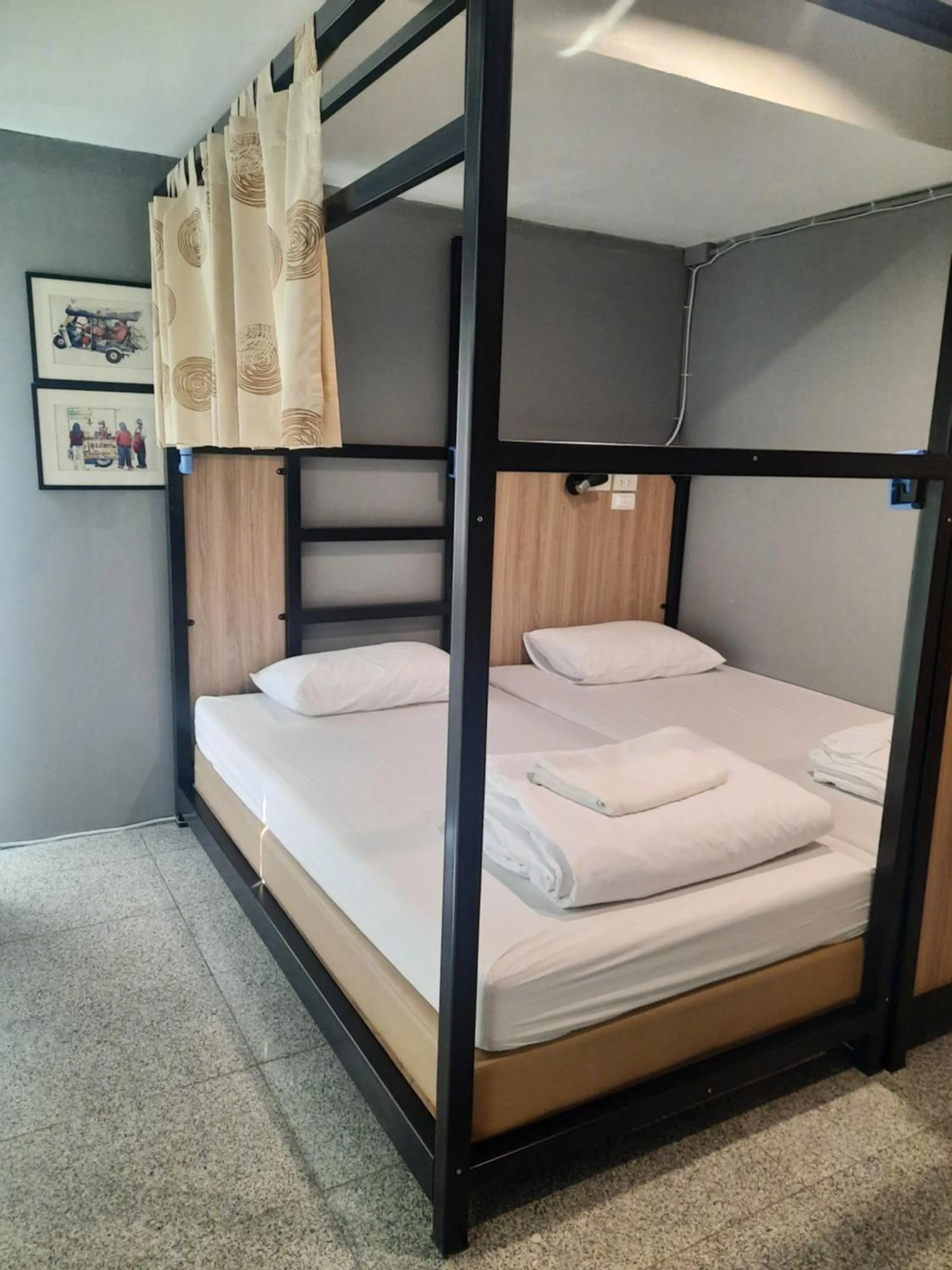 Bed in SLEEP TO FLY HOTEL & HOSTEL suvarnabhumi airport