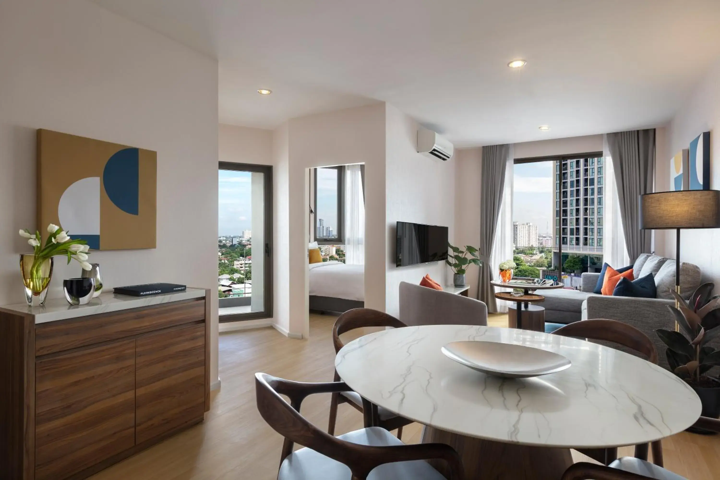 Two-Bedroom Suite in Oakwood Suites Tiwanon Bangkok Two-Bedroom Suite in Oakwood Suites Tiwanon Bangkok