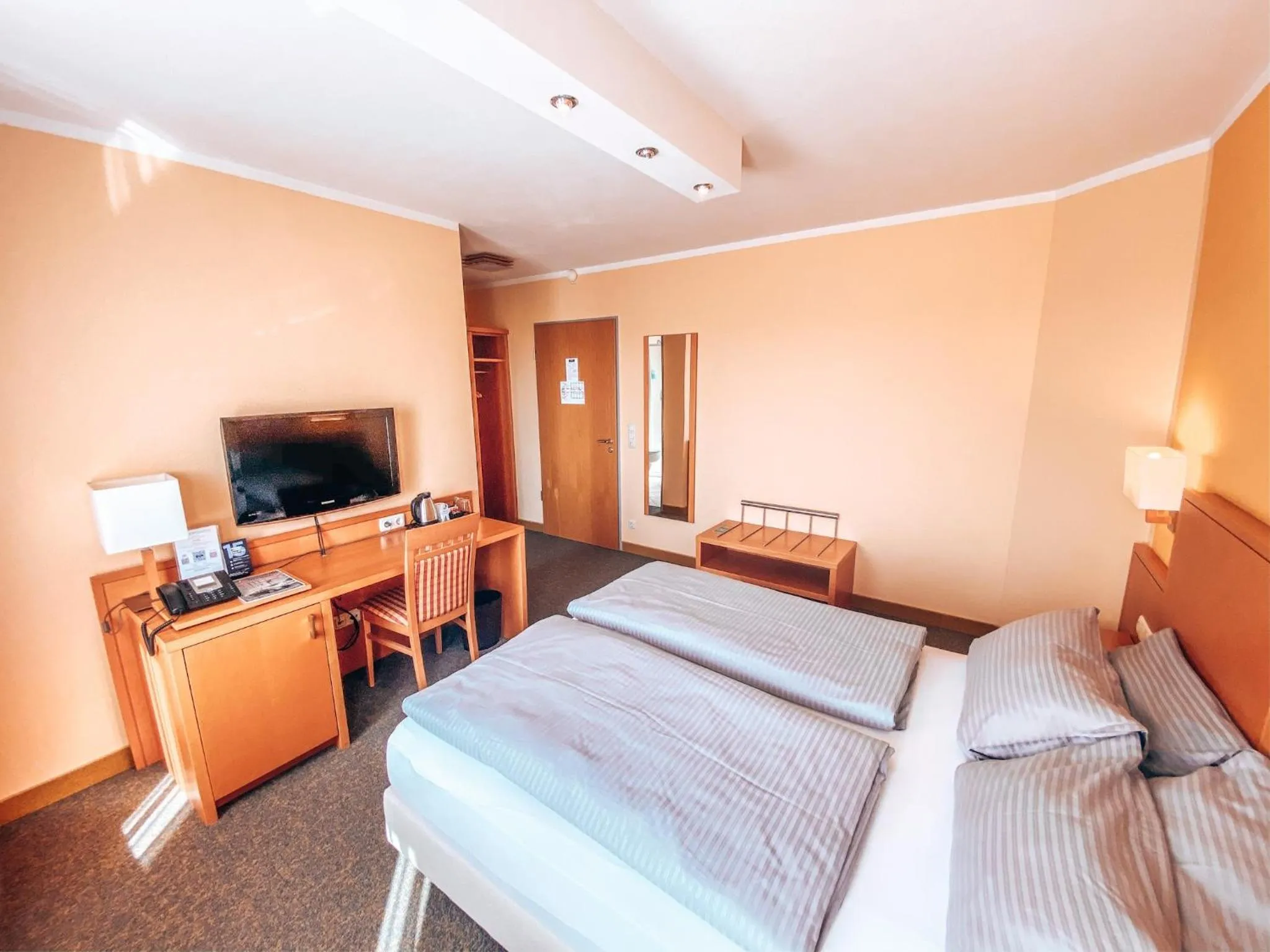 Photo of the whole room, Bed in Hotel Schwertfirm