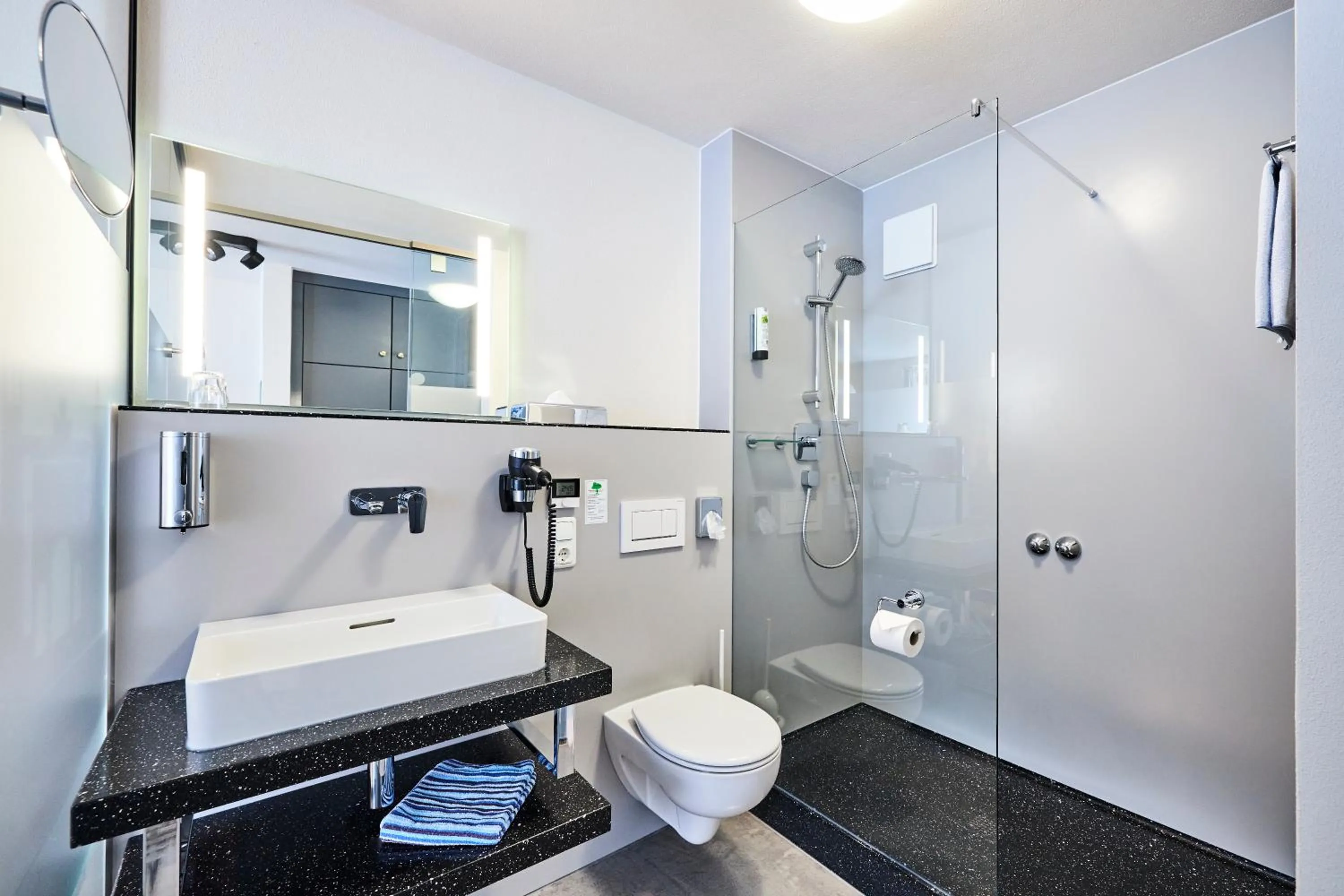 Toilet in Hotel Schwertfirm