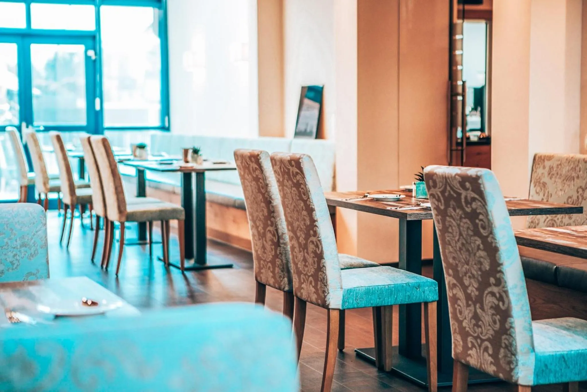 Dining area in Hotel Schwertfirm