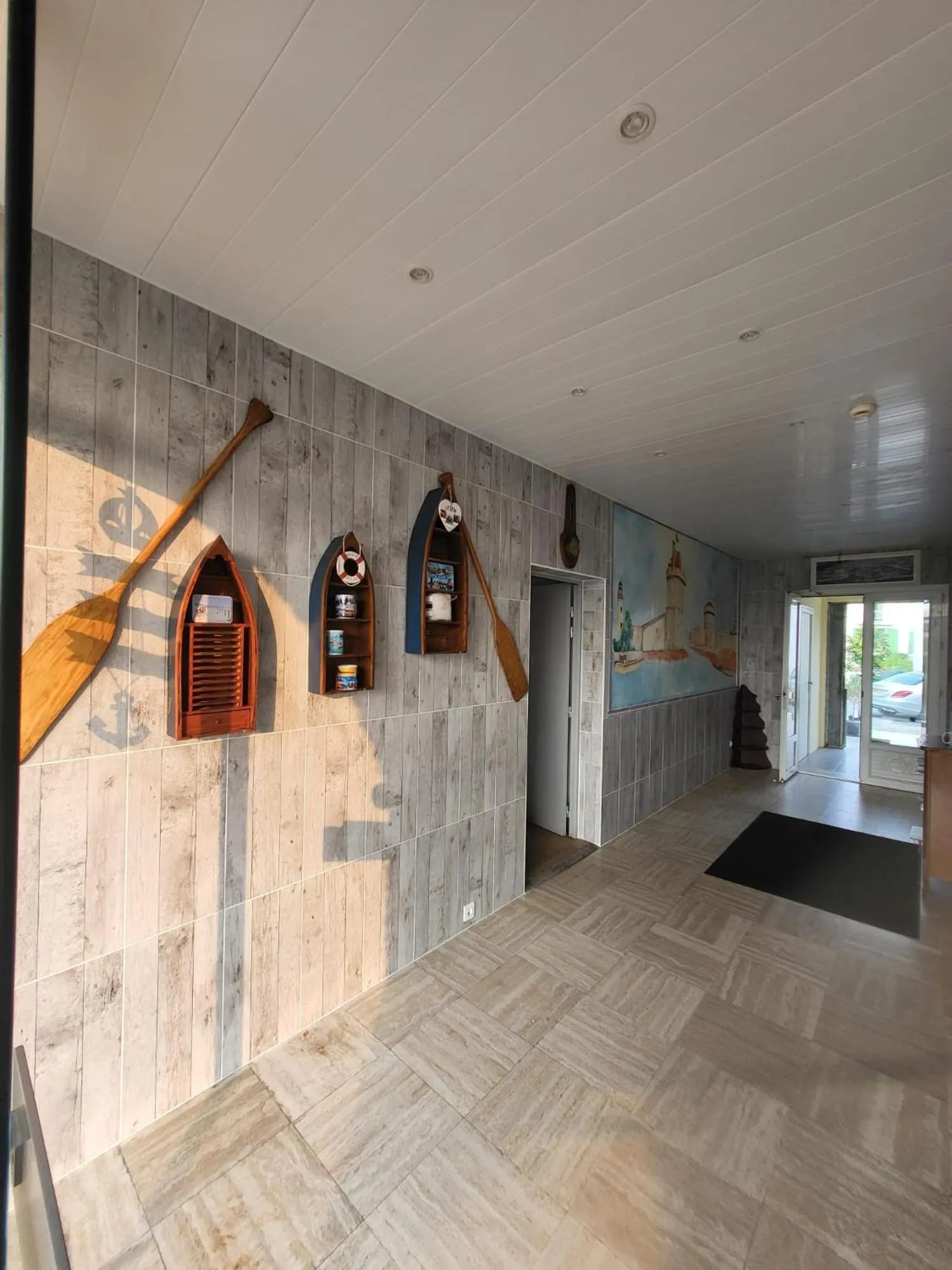 Lobby or reception in Hotel Les Rosiers