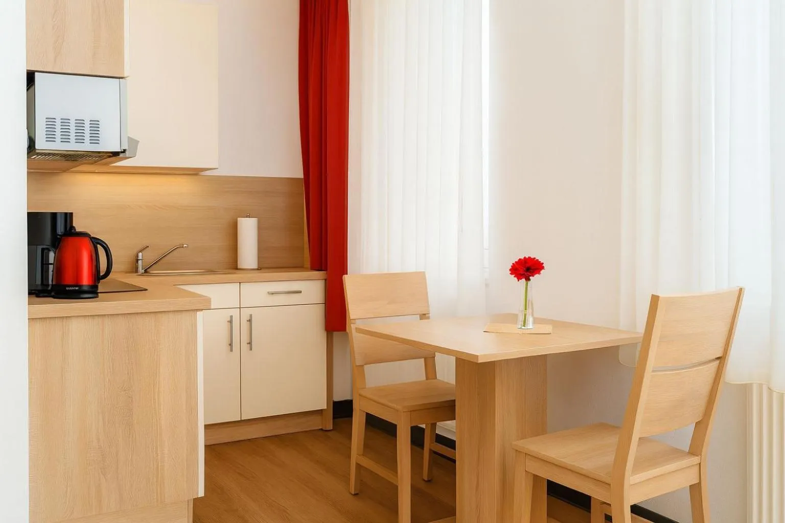 Kitchen or kitchenette in Das Falk Apartmenthaus