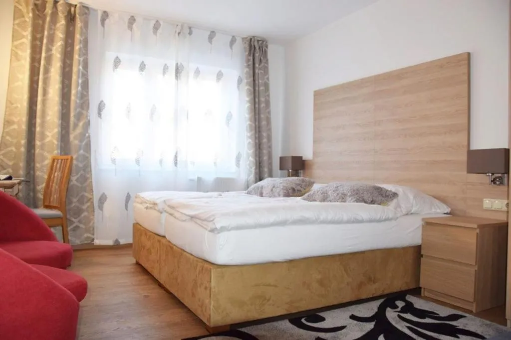 Bed in Das Falk Apartmenthaus