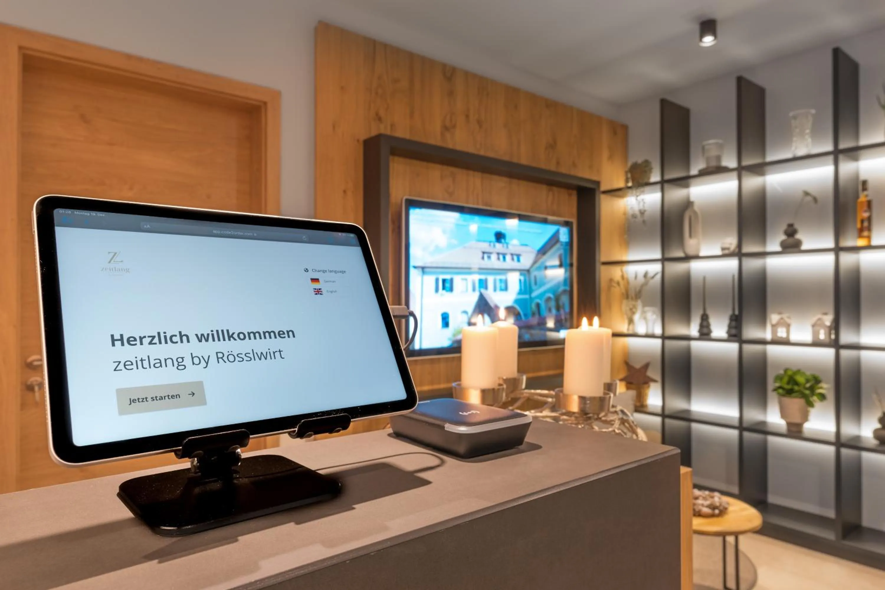 Lobby or reception in zeitlang by Rösslwirt