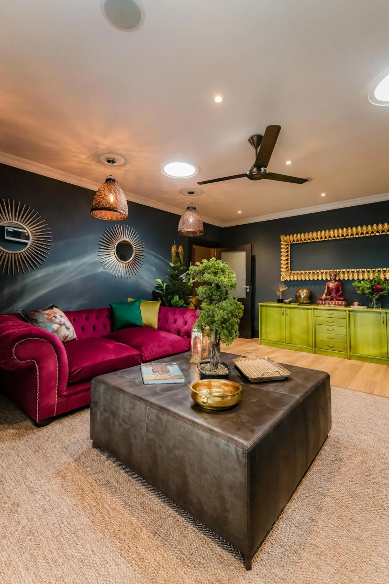 Living room in SW1 Lodge