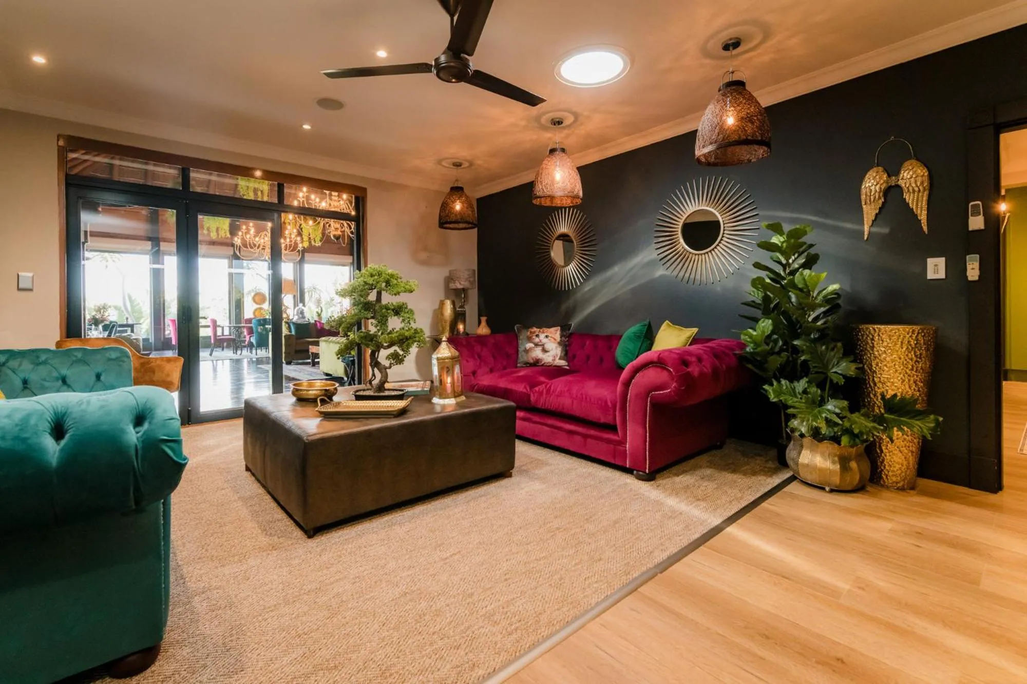 Living room in SW1 Lodge