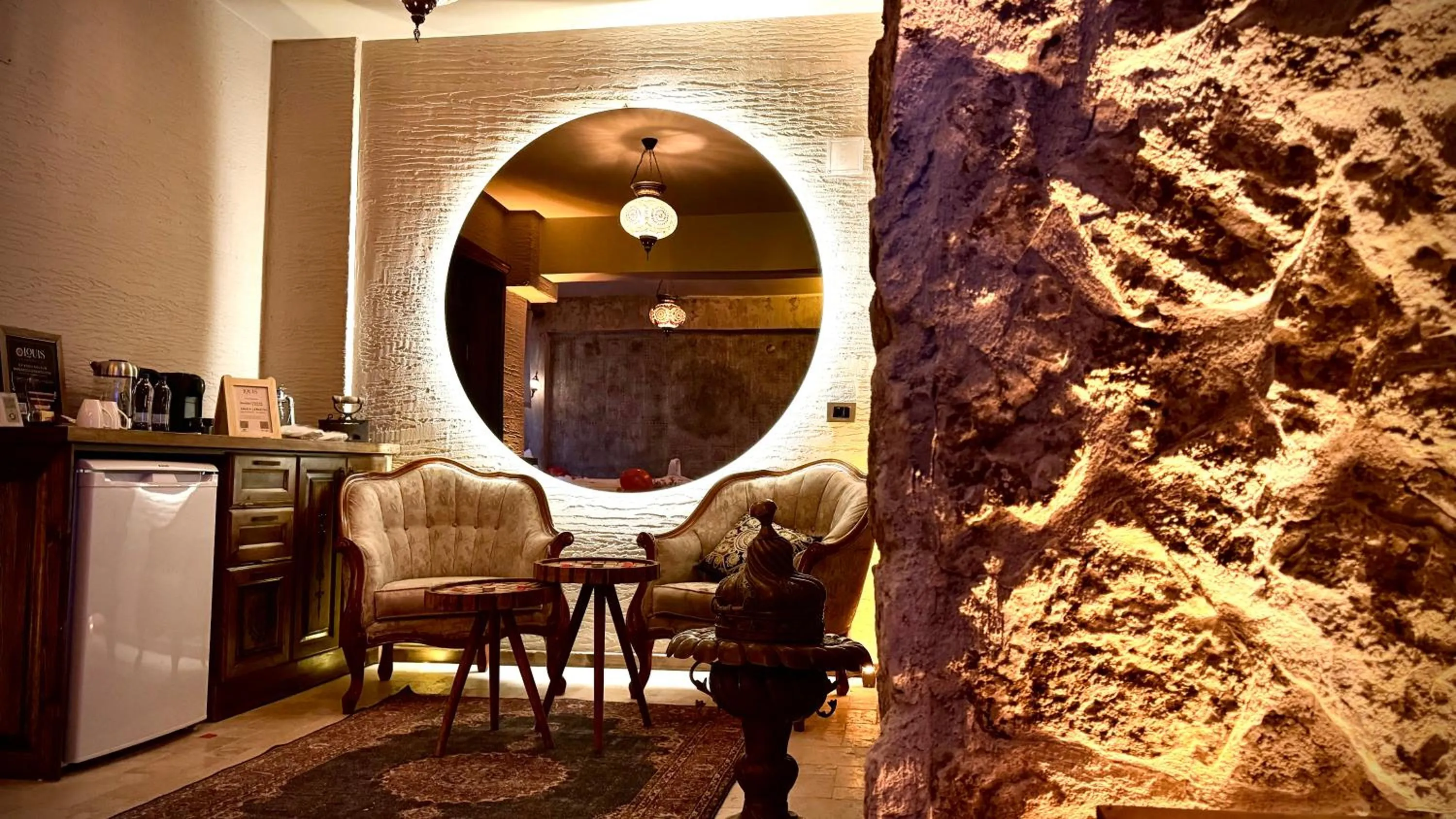 Seating area in Louis Cappadocia