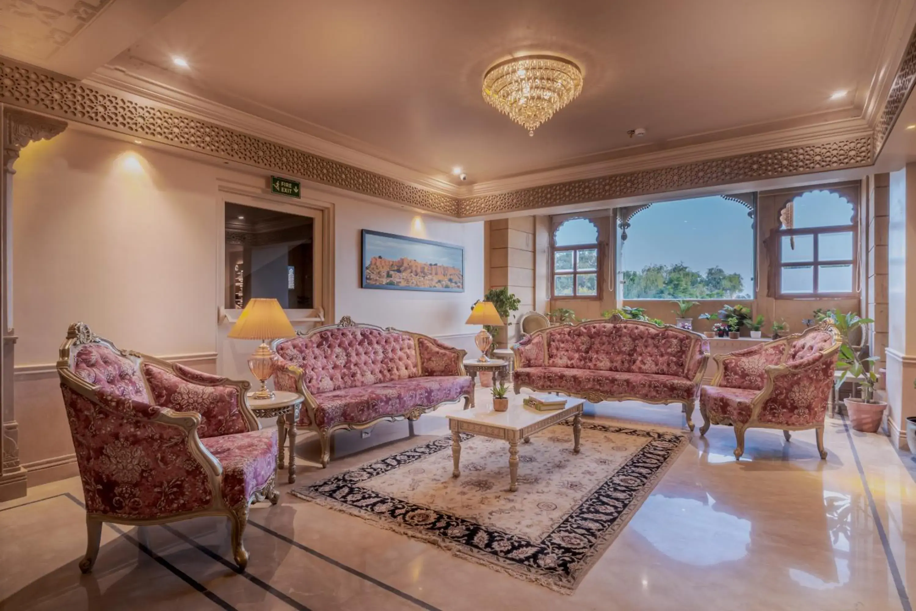 Living room in Rupal Residency Living room in Rupal Residency