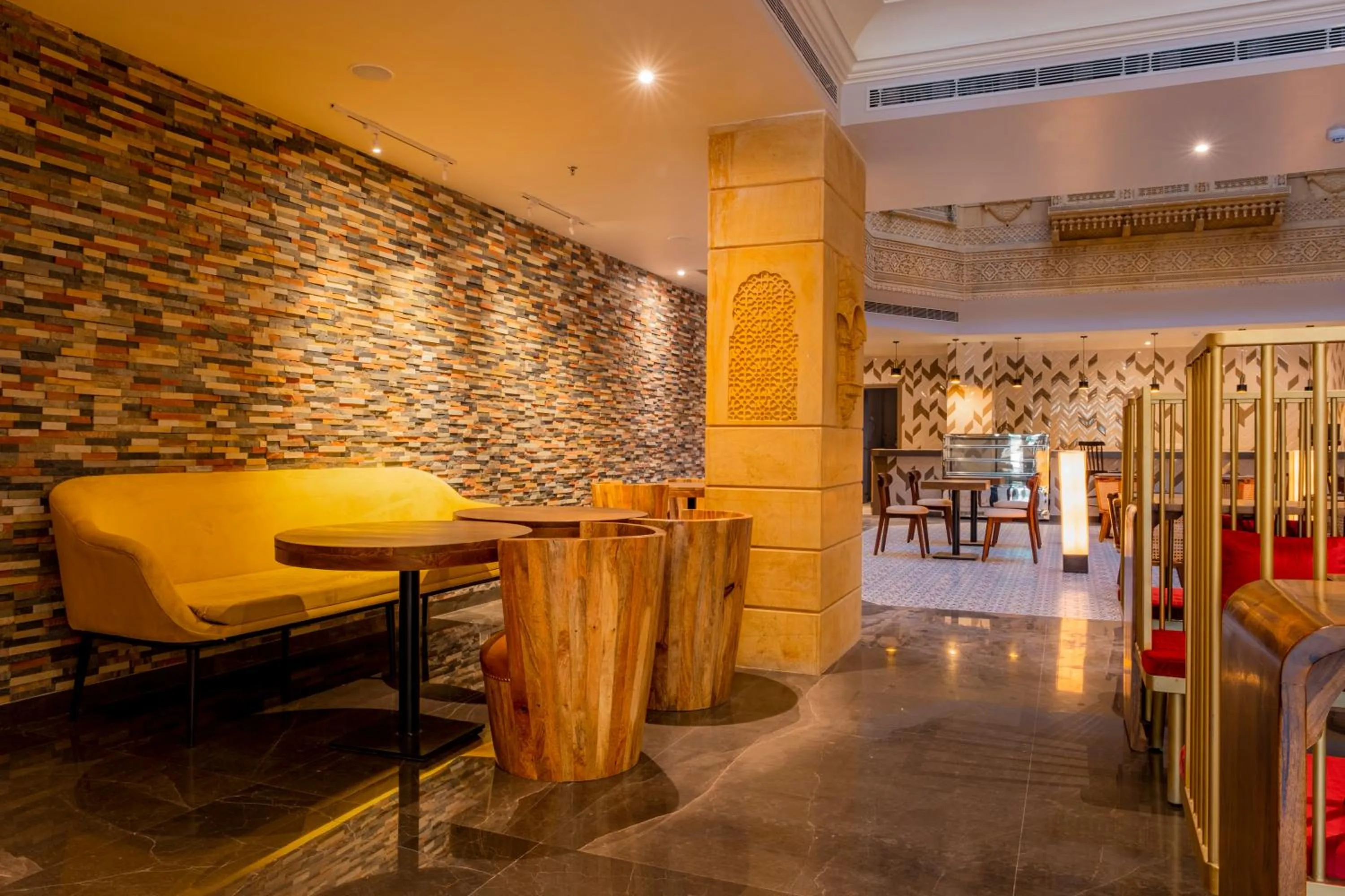 Inner courtyard view in Rupal Residency