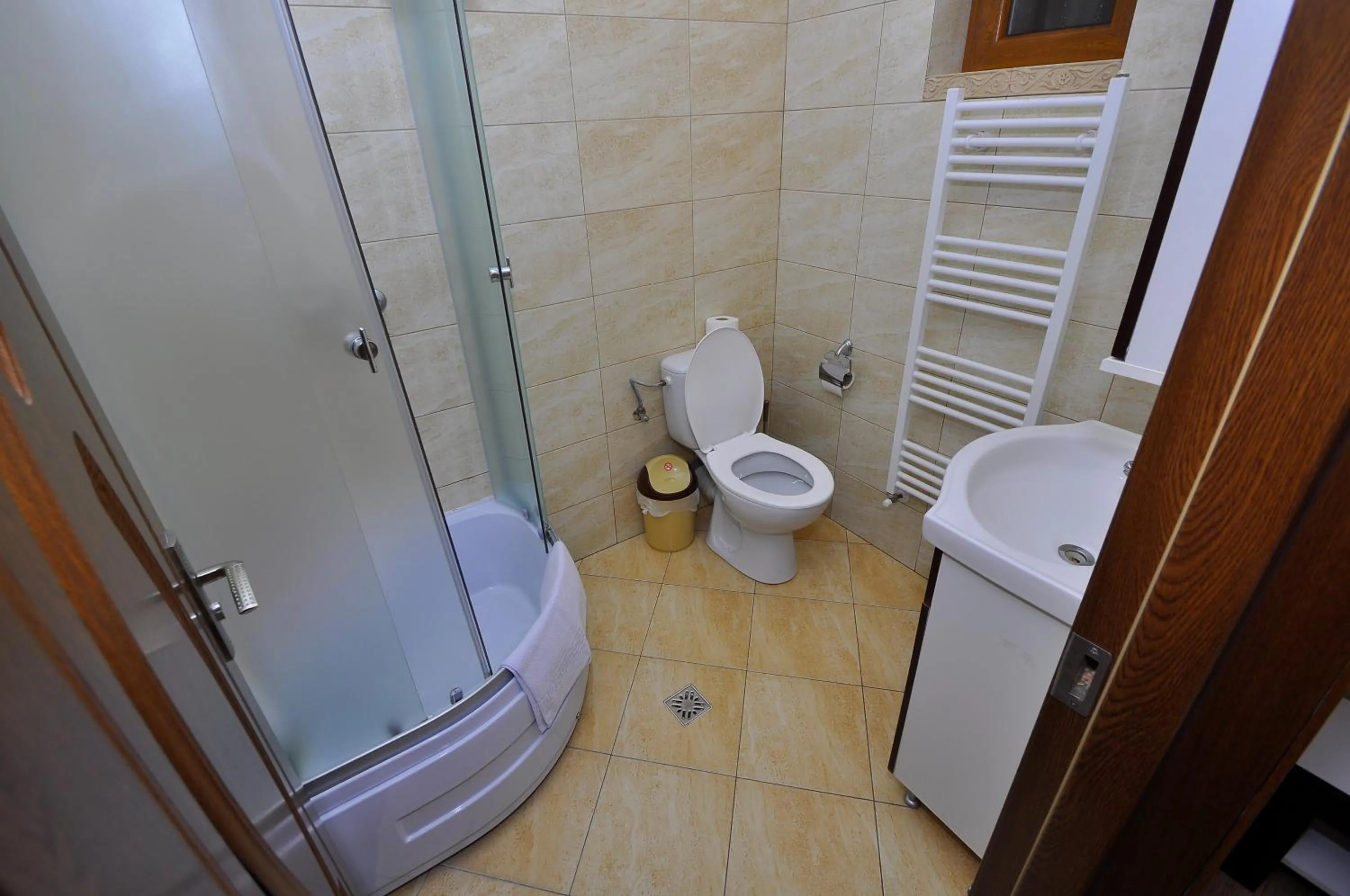Bathroom in Pensiunea Eladi