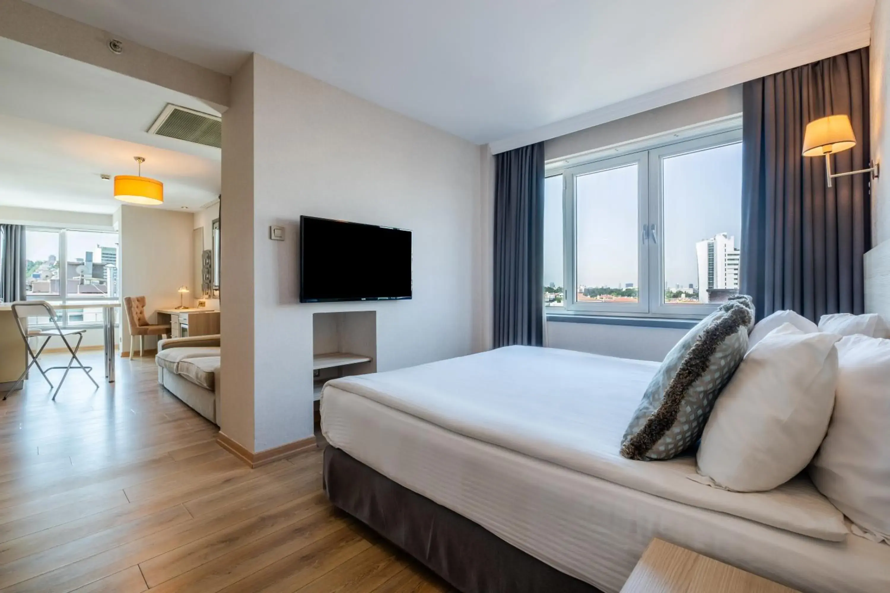Bed in Ramada by Wyndham Ankara Bed in Ramada by Wyndham Ankara
