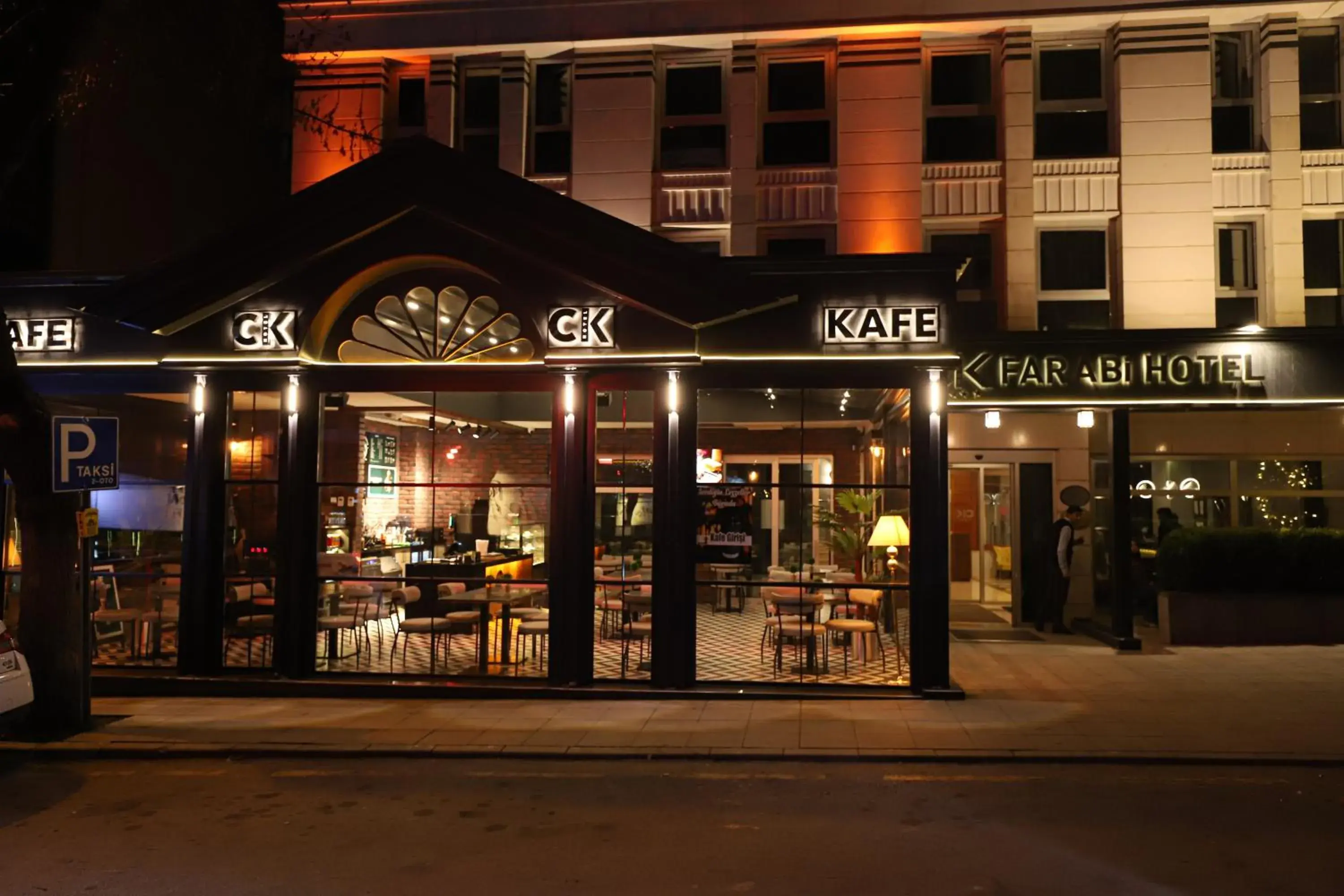 Property building in CK Farabi Hotel Property building in CK Farabi Hotel