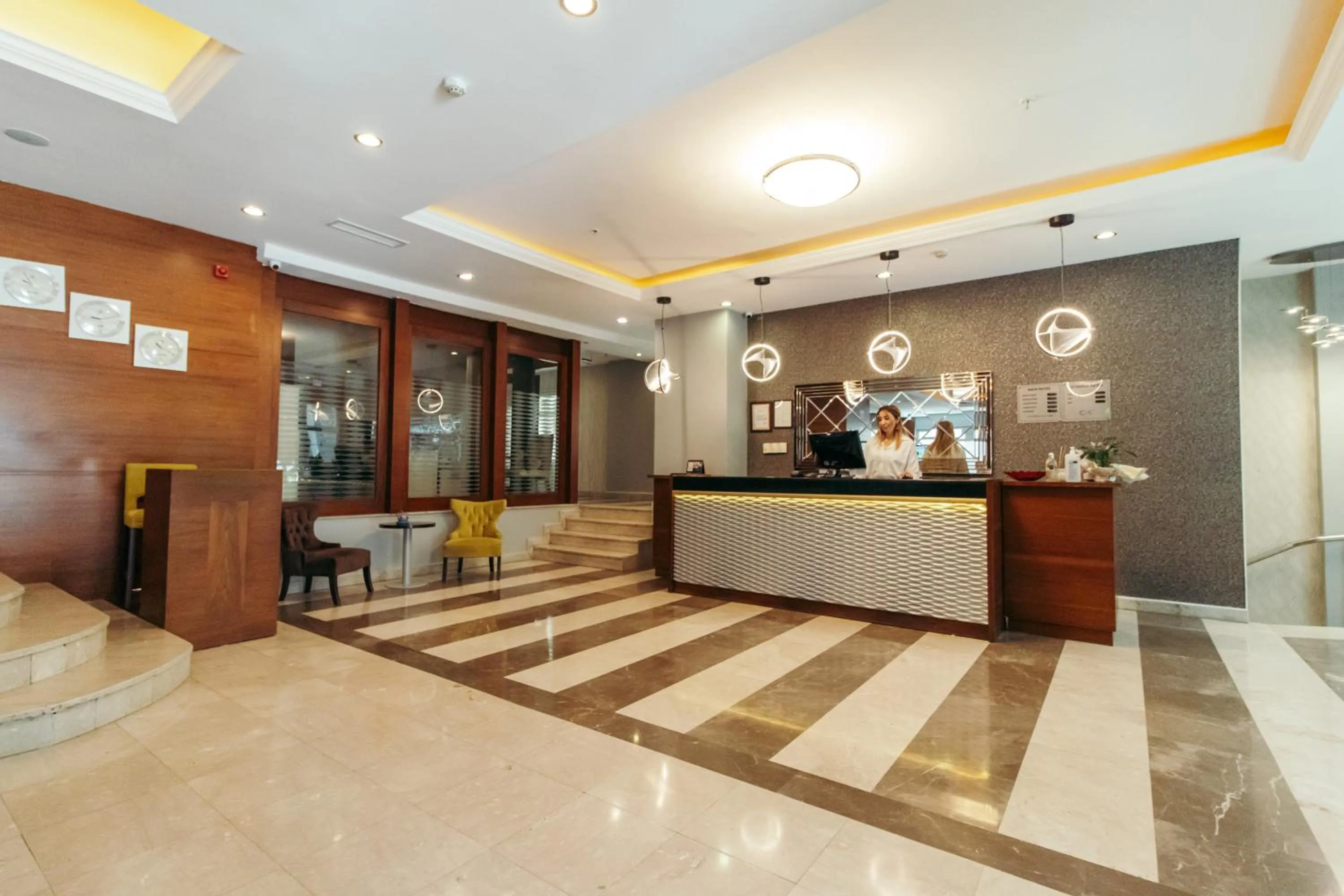 Lobby or reception in CK Farabi Hotel