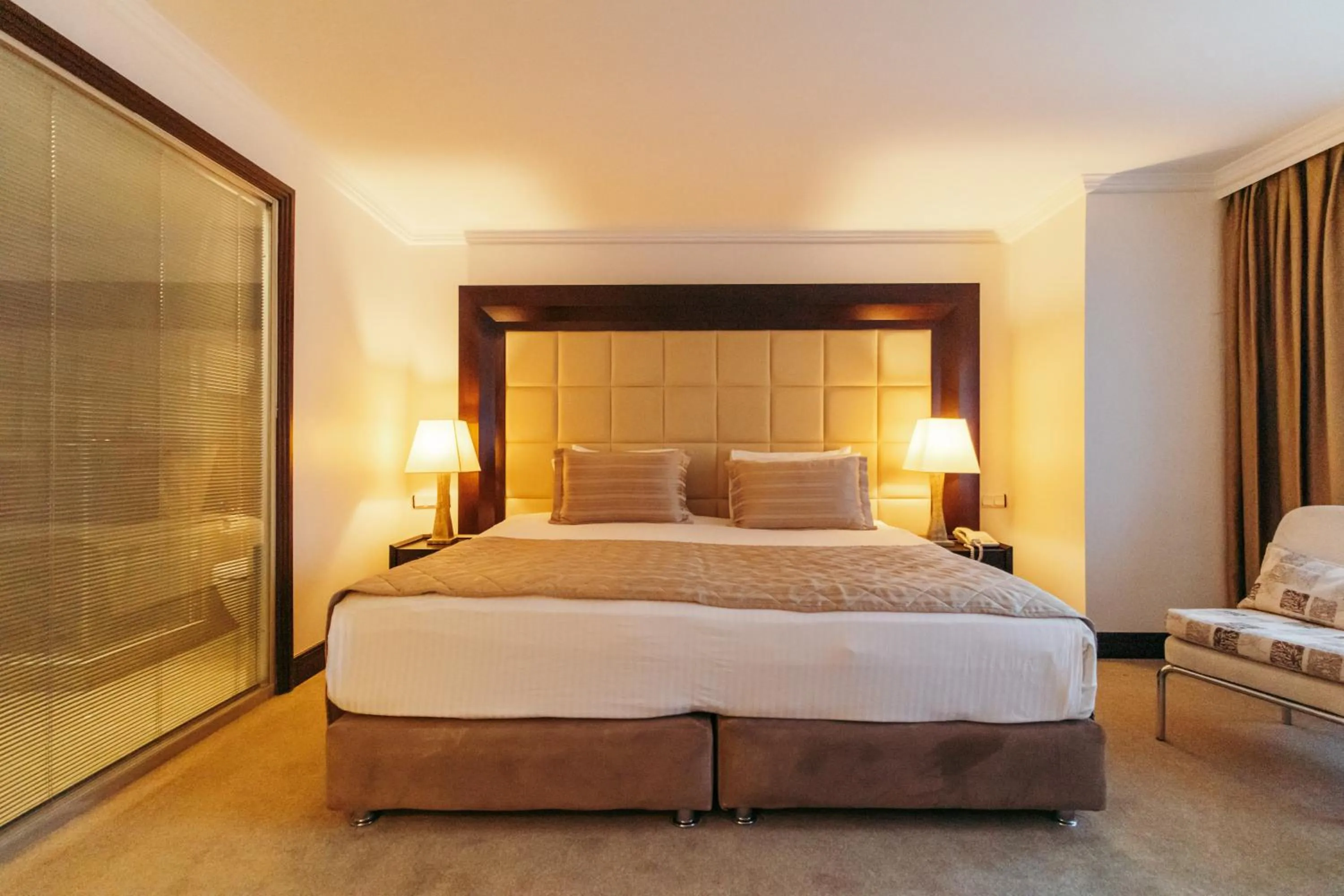 Photo of the whole room, Bed in CK Farabi Hotel