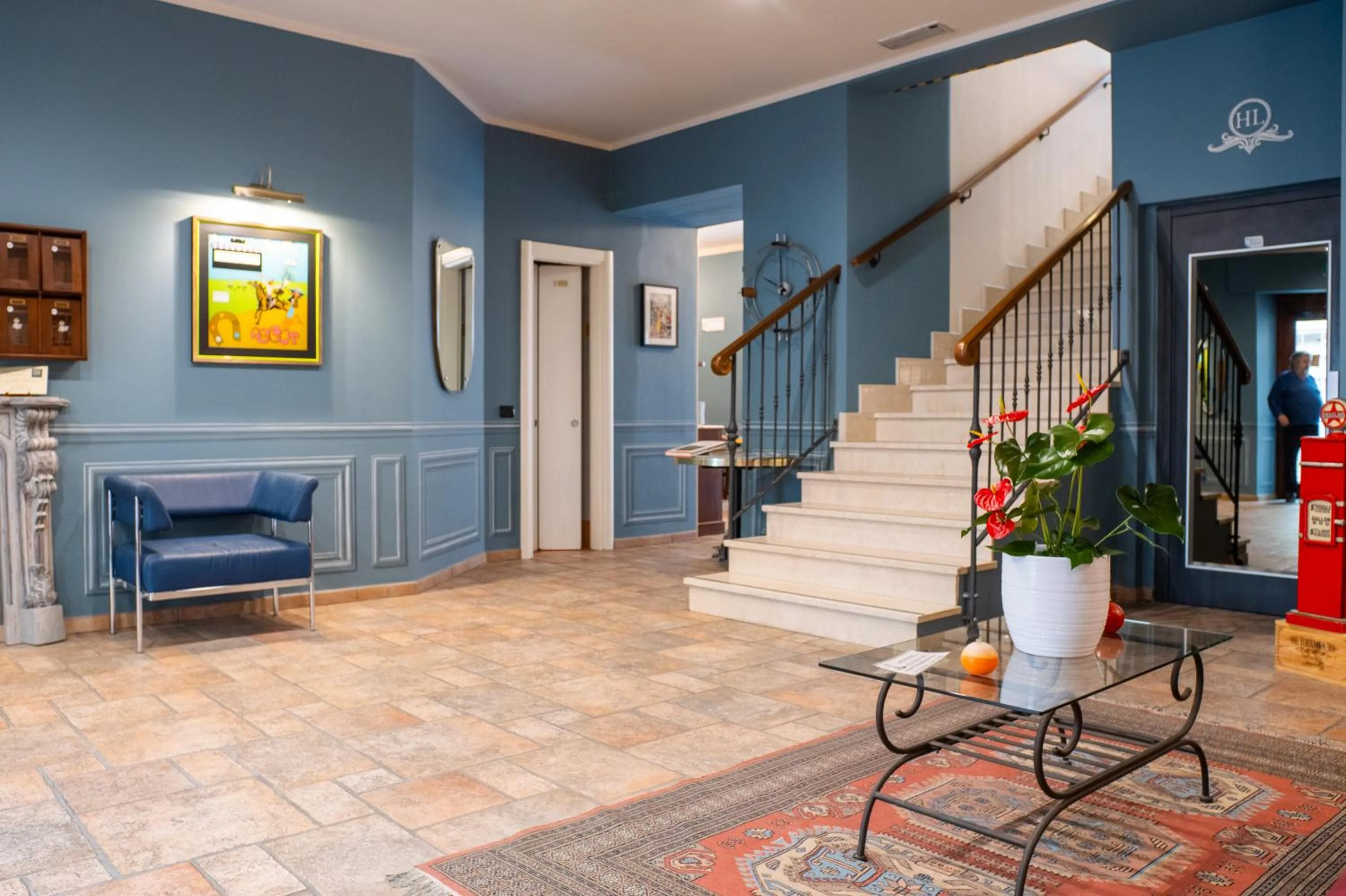 Lobby or reception in Hotel Ligure