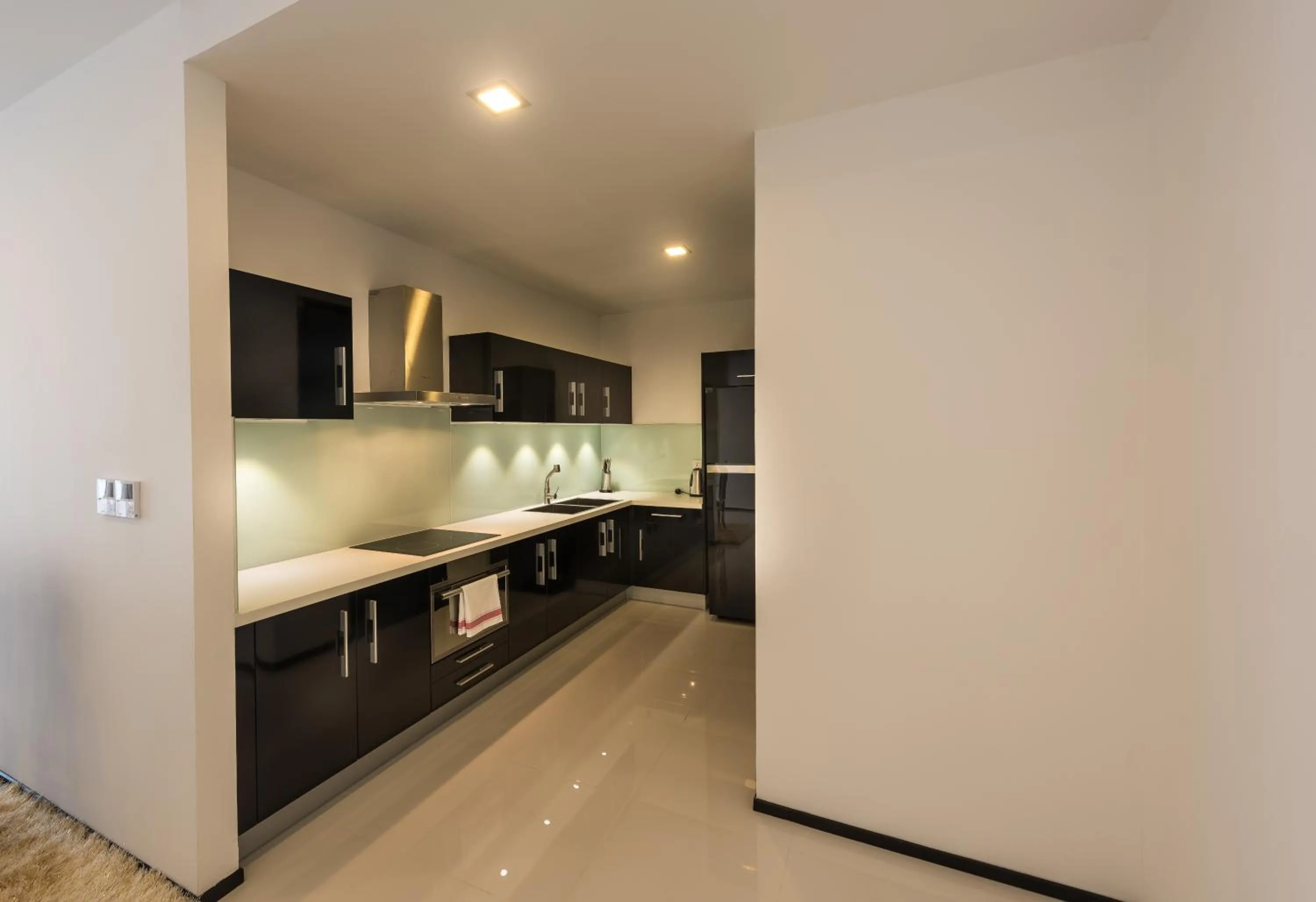 Kitchen or kitchenette in Maline Exclusive Serviced Apartments