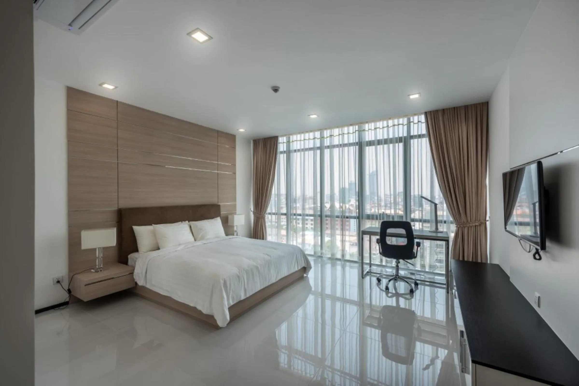 Bedroom, Bed in Maline Exclusive Serviced Apartments