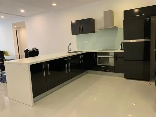 Kitchen or kitchenette in Maline Exclusive Serviced Apartments
