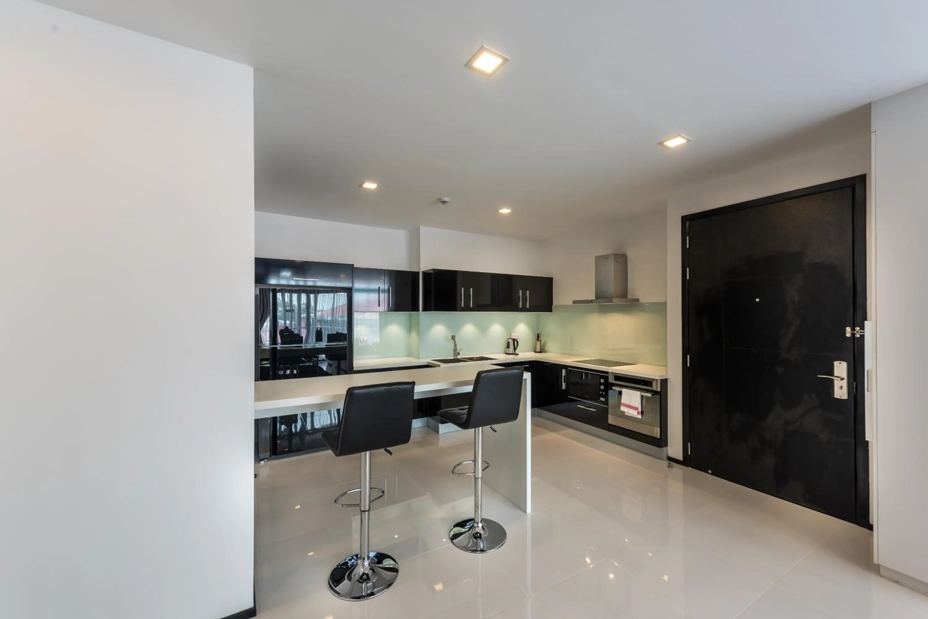 Kitchen or kitchenette in Maline Exclusive Serviced Apartments