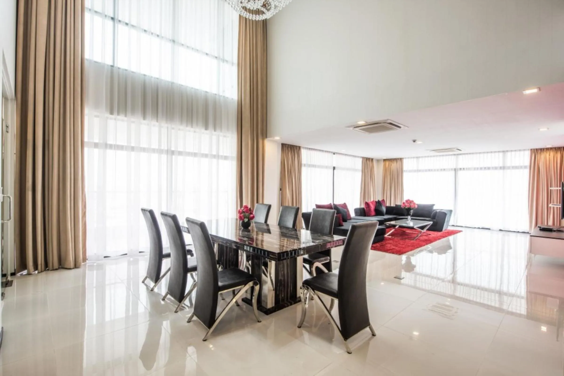 Seating area in Maline Exclusive Serviced Apartments