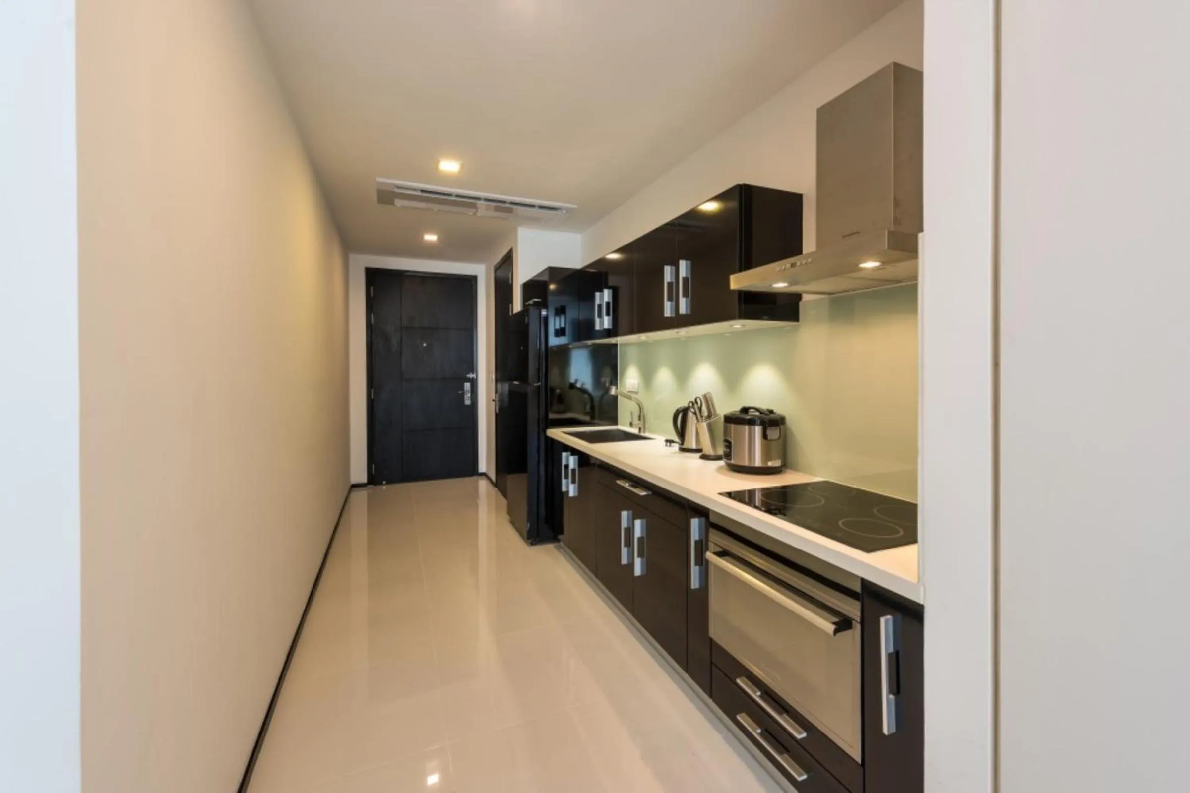Kitchen or kitchenette in Maline Exclusive Serviced Apartments