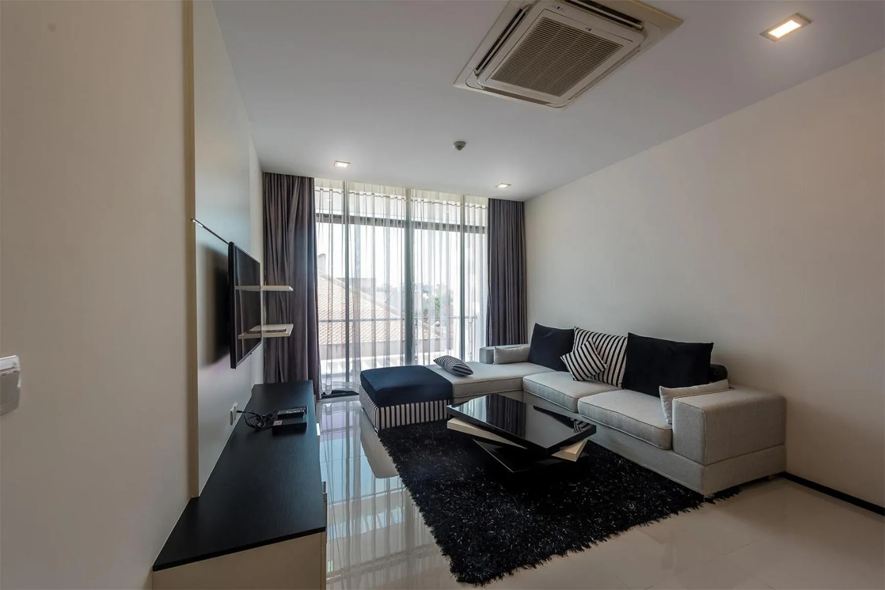 Living room, Bed in Maline Exclusive Serviced Apartments