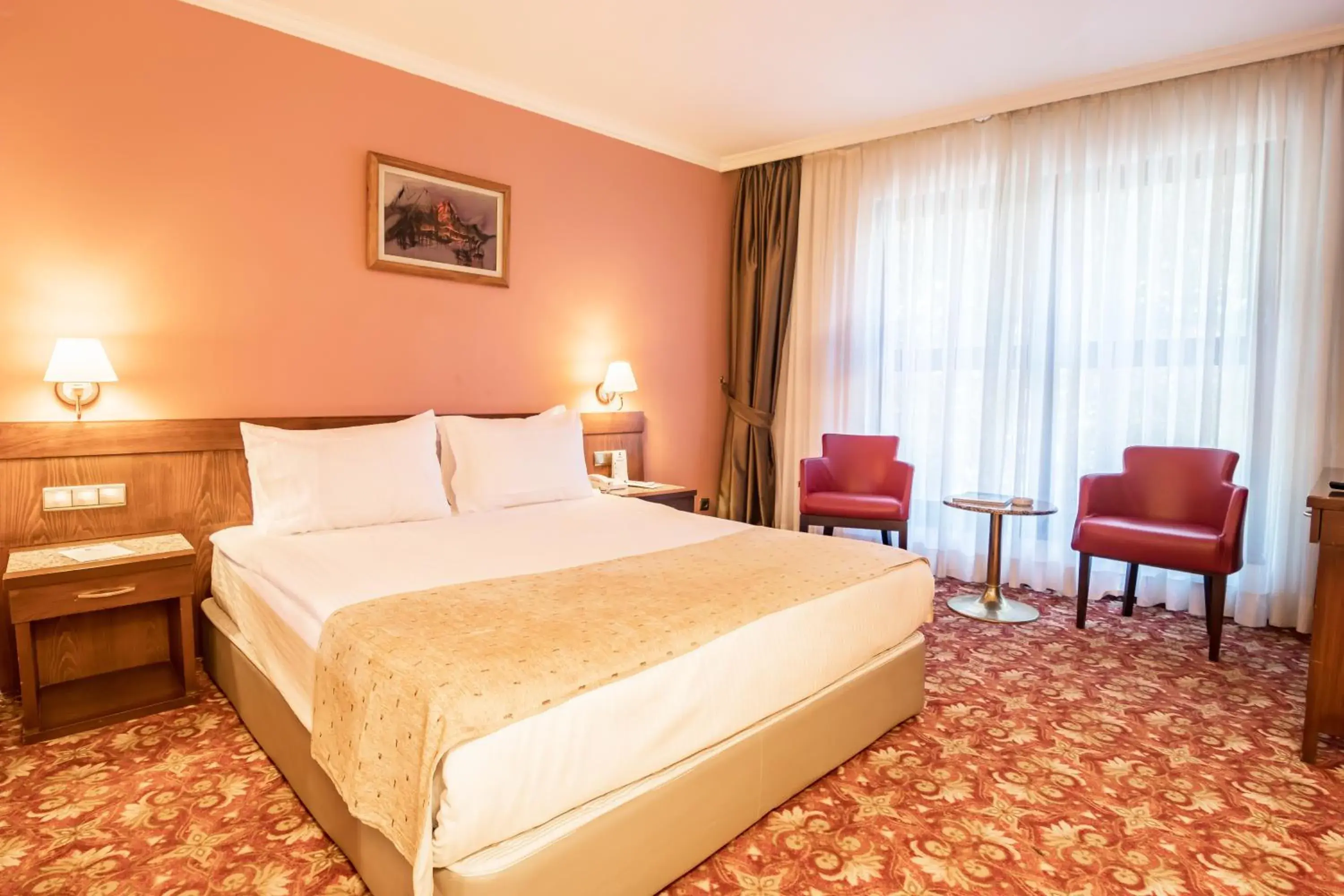 Double Room with Double Bed and Park View in Hotel 2000 Kavaklıdere Double Room with Double Bed and Park View in Hotel 2000 Kavaklıdere