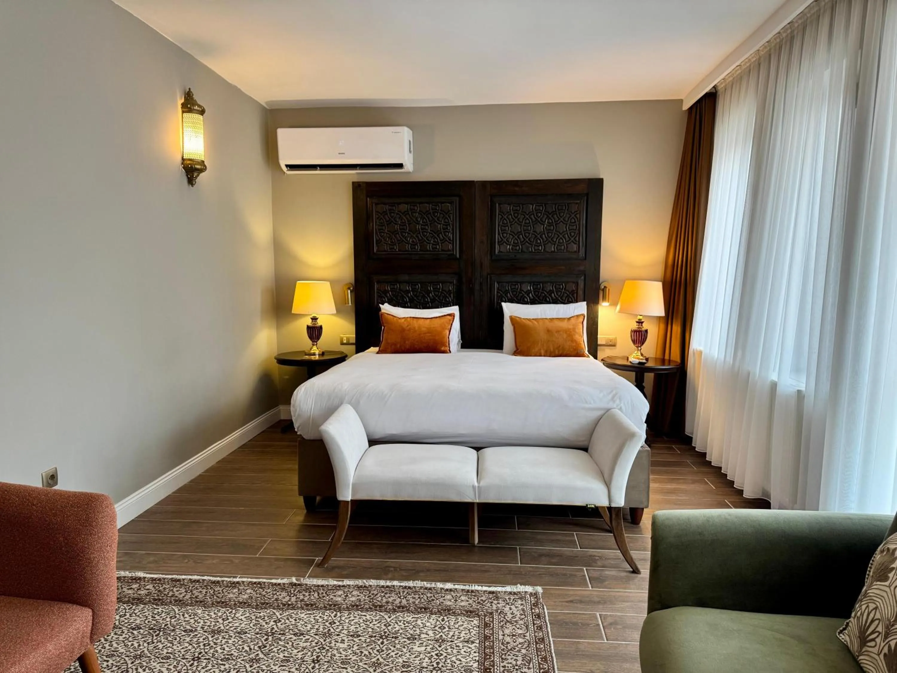 Bed in Osmanli Cappadocia Hotel