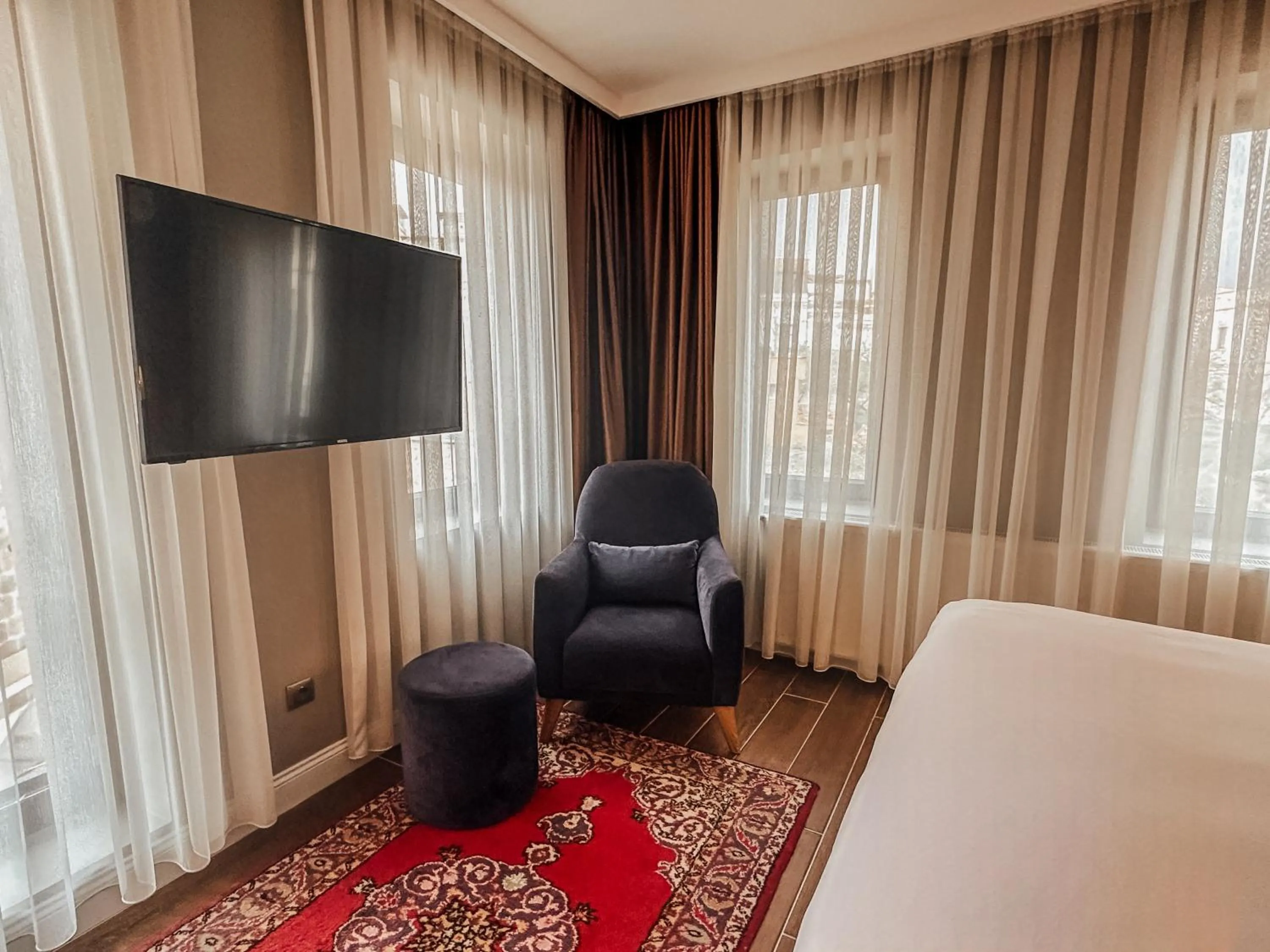 Bed in Osmanli Cappadocia Hotel