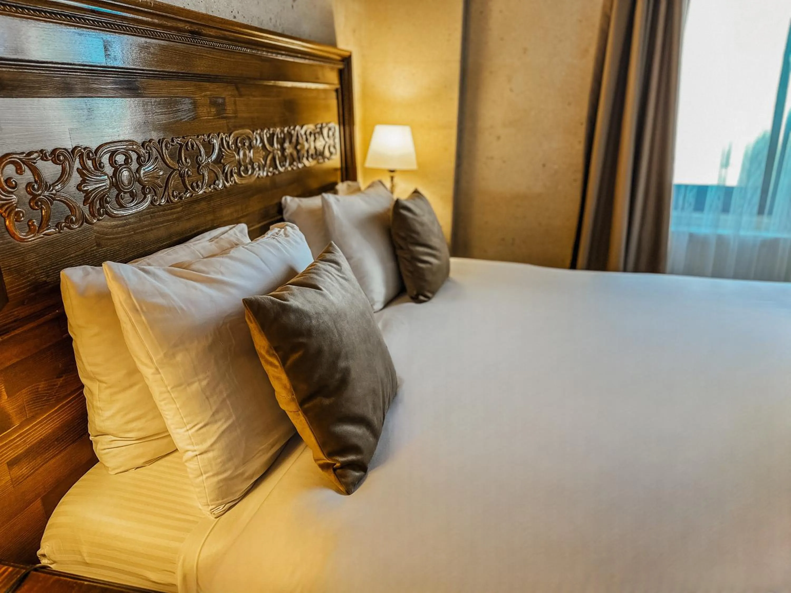 Bed in Osmanli Cappadocia Hotel