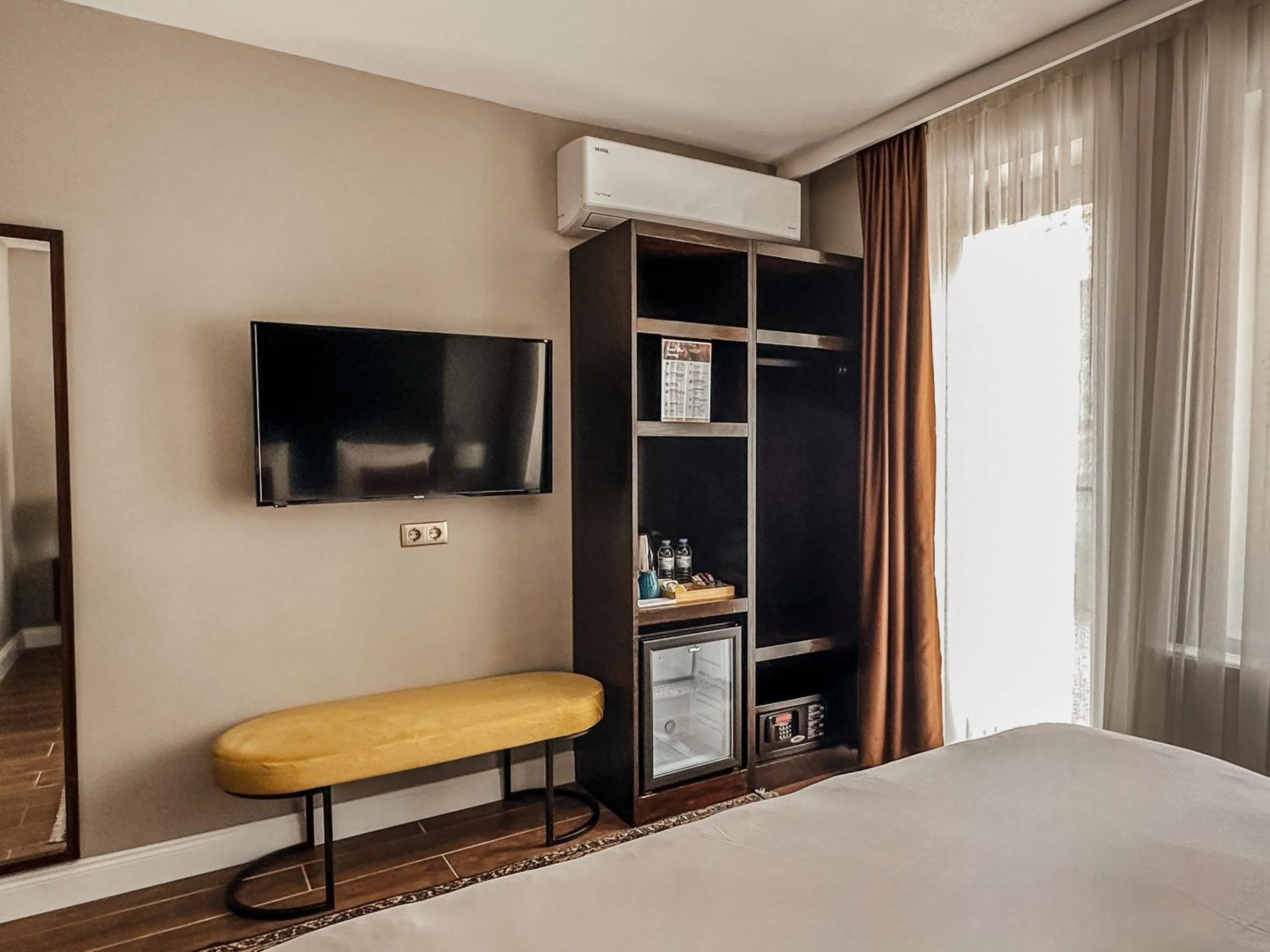 Bed in Osmanli Cappadocia Hotel