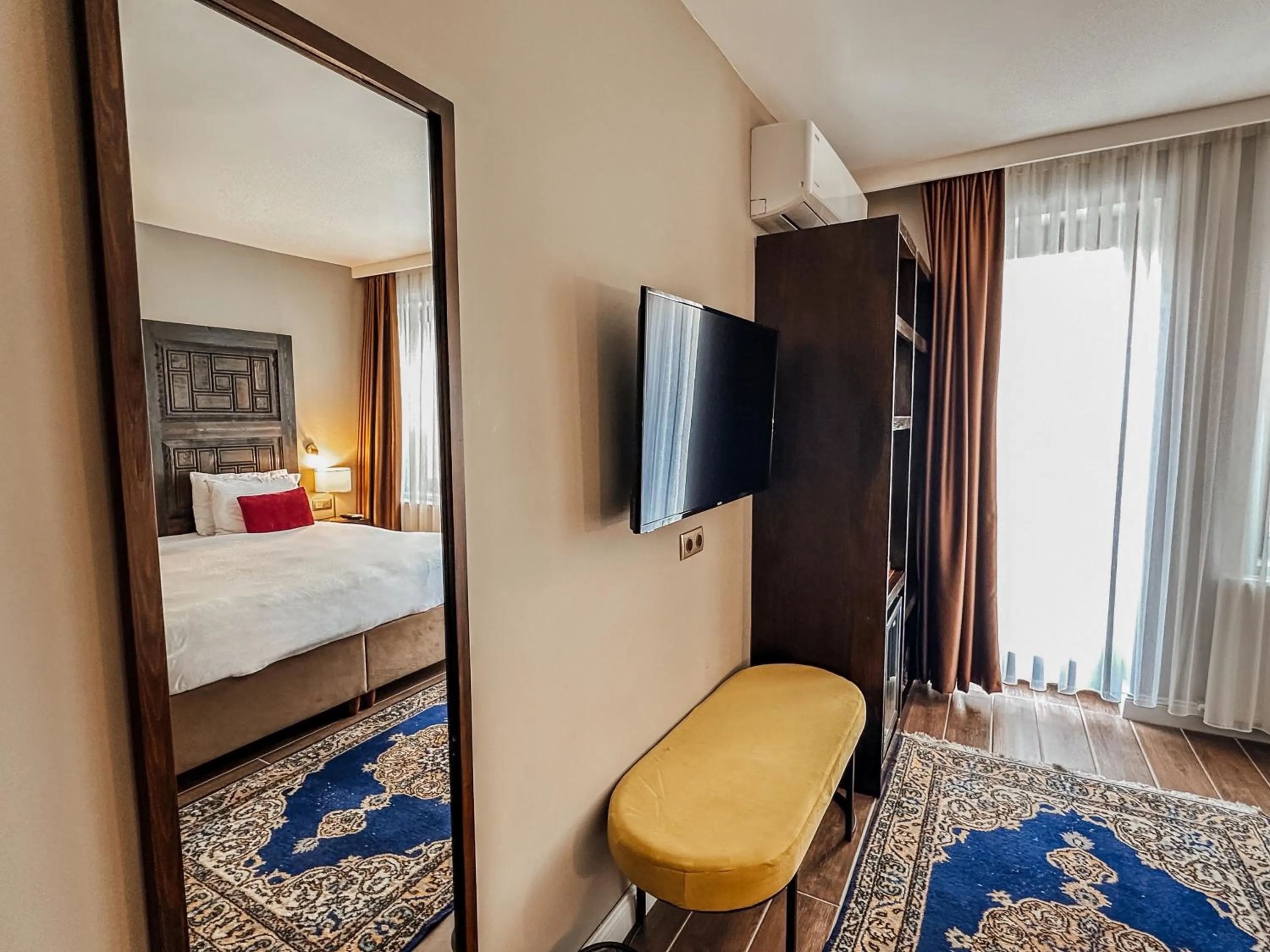 Bed in Osmanli Cappadocia Hotel