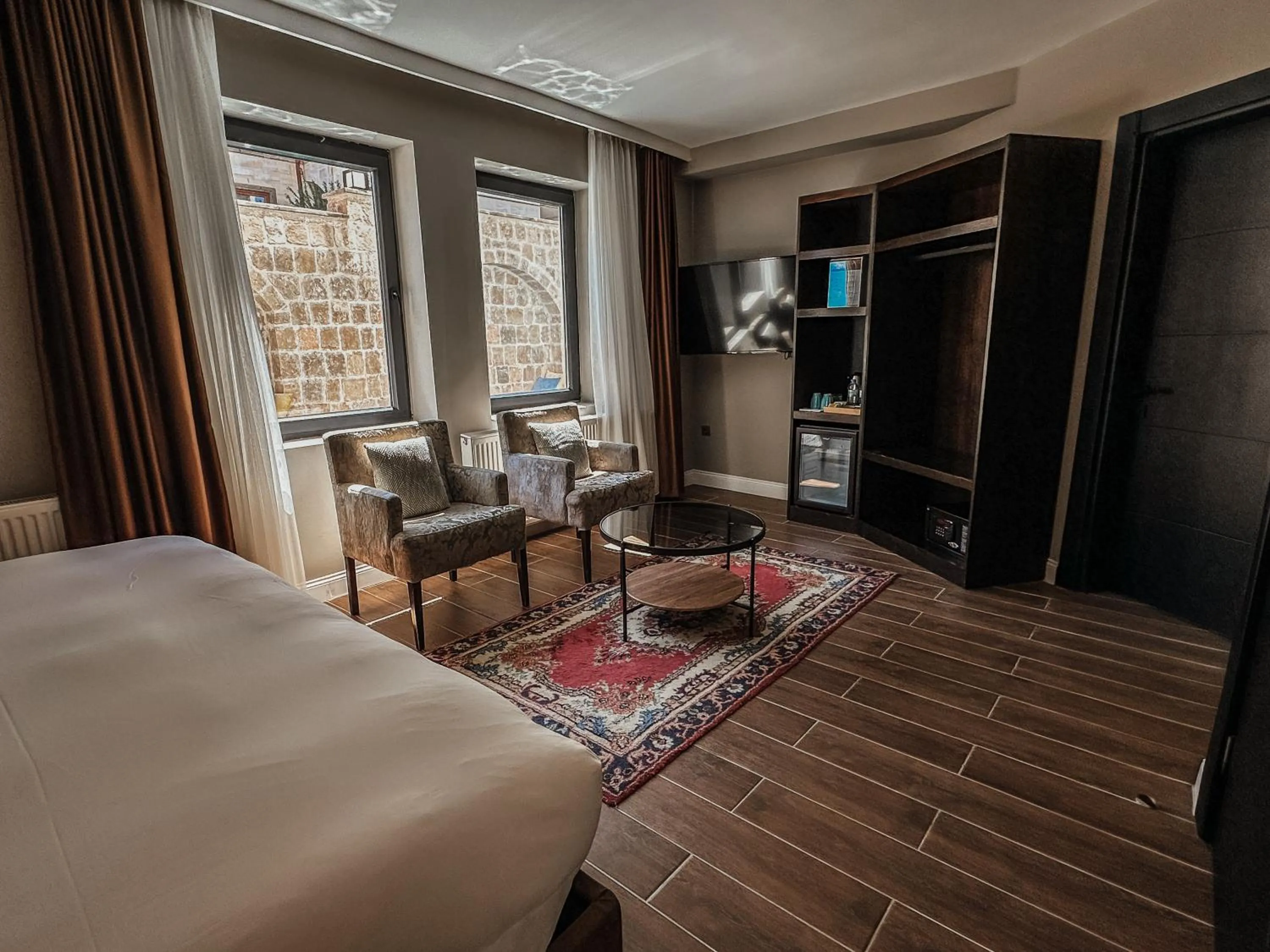 Bed in Osmanli Cappadocia Hotel