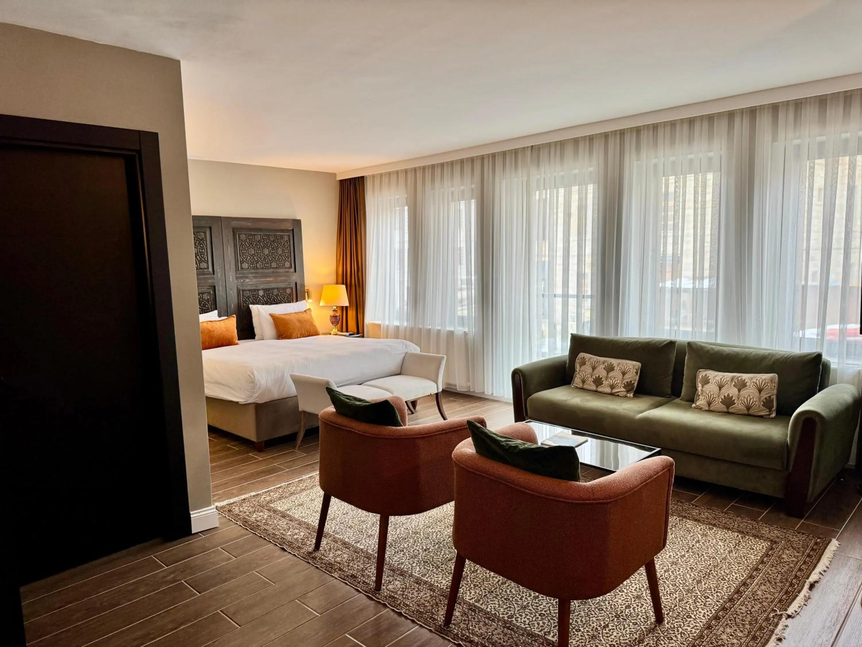 Bed in Osmanli Cappadocia Hotel