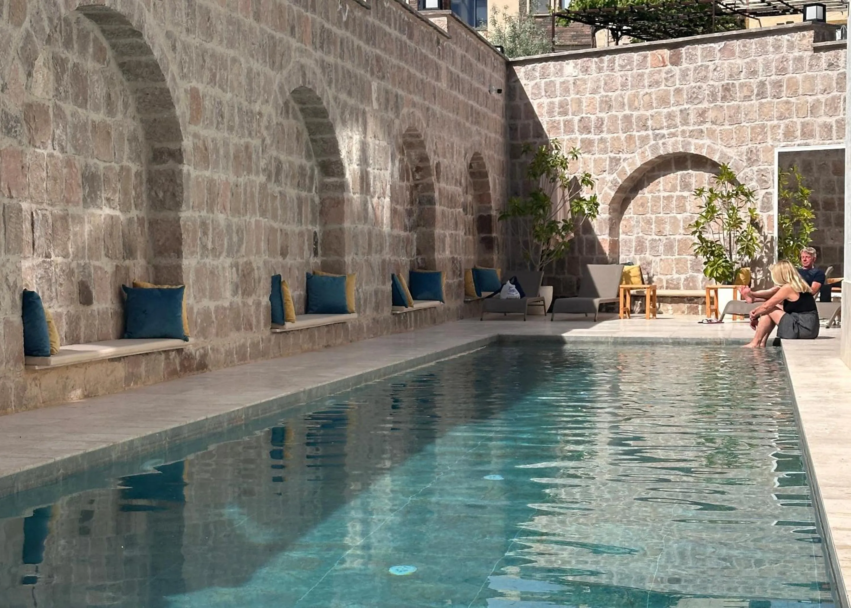 Swimming pool in Osmanli Cappadocia Hotel