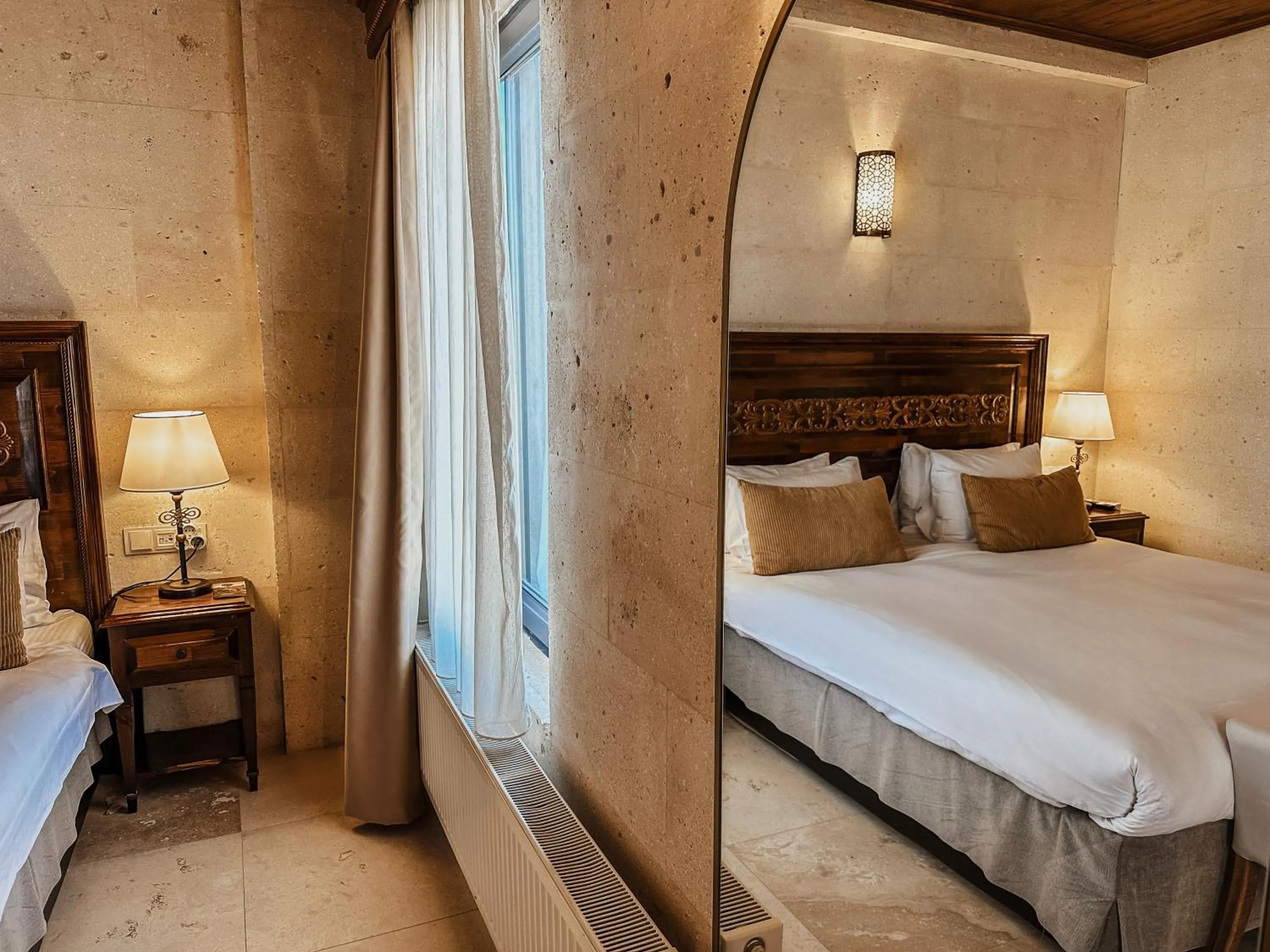 Bed in Osmanli Cappadocia Hotel