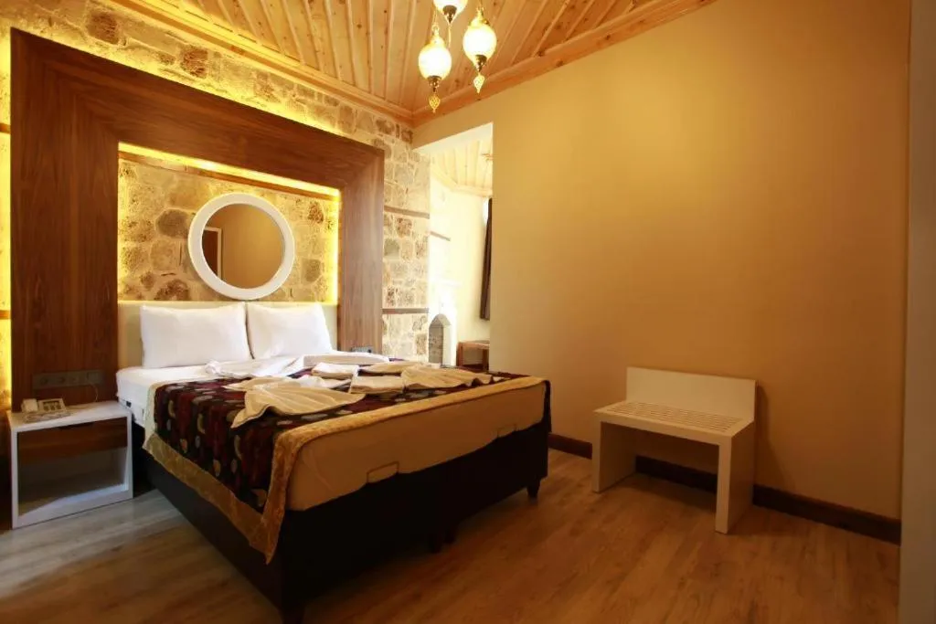 Bed in Bacchus Pension