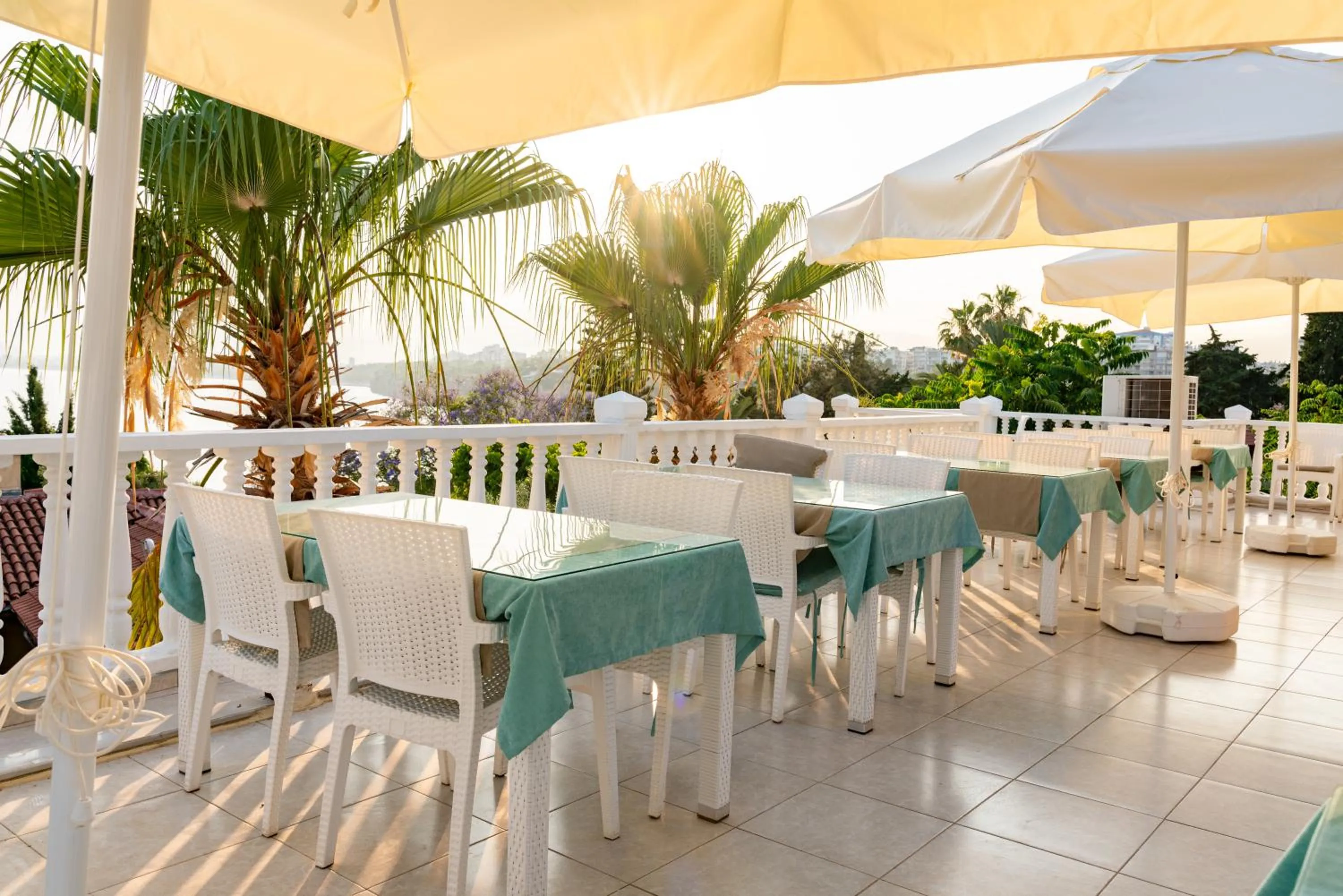 Balcony/Terrace in Bacchus Pension