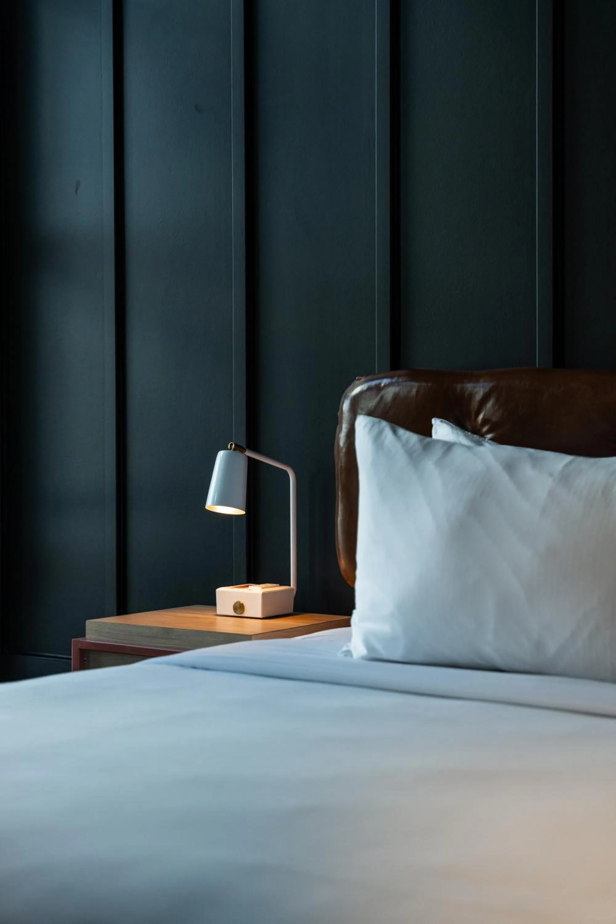 Decorative detail, Bed in Waymore's Guest House
