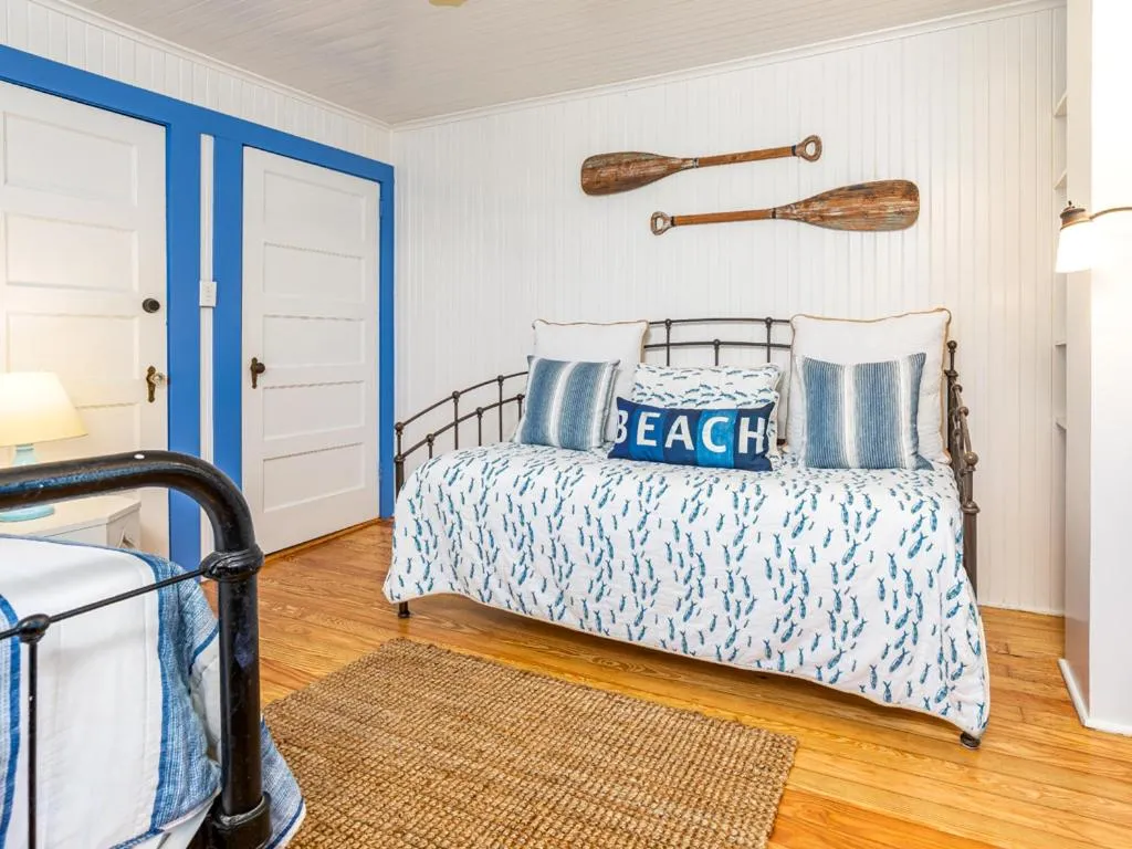 Bed in Guiding Light Cottage