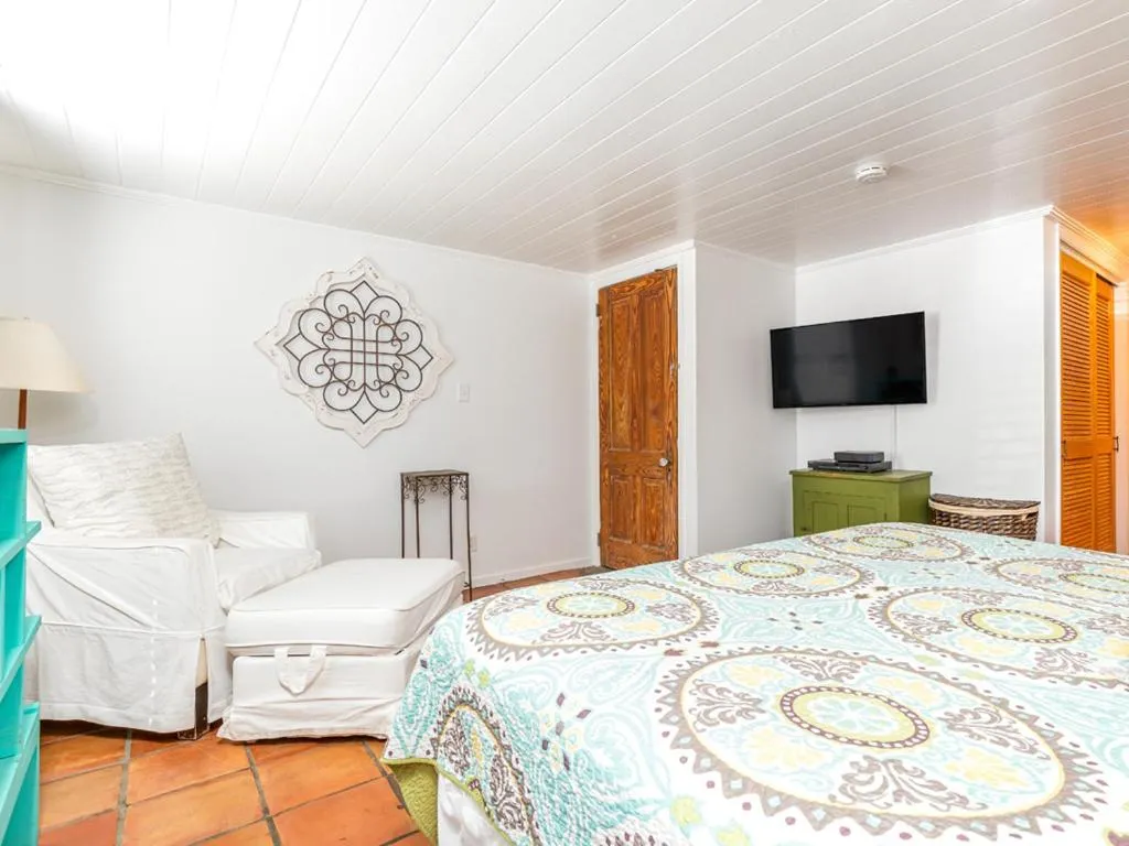 Bed in Guiding Light Cottage